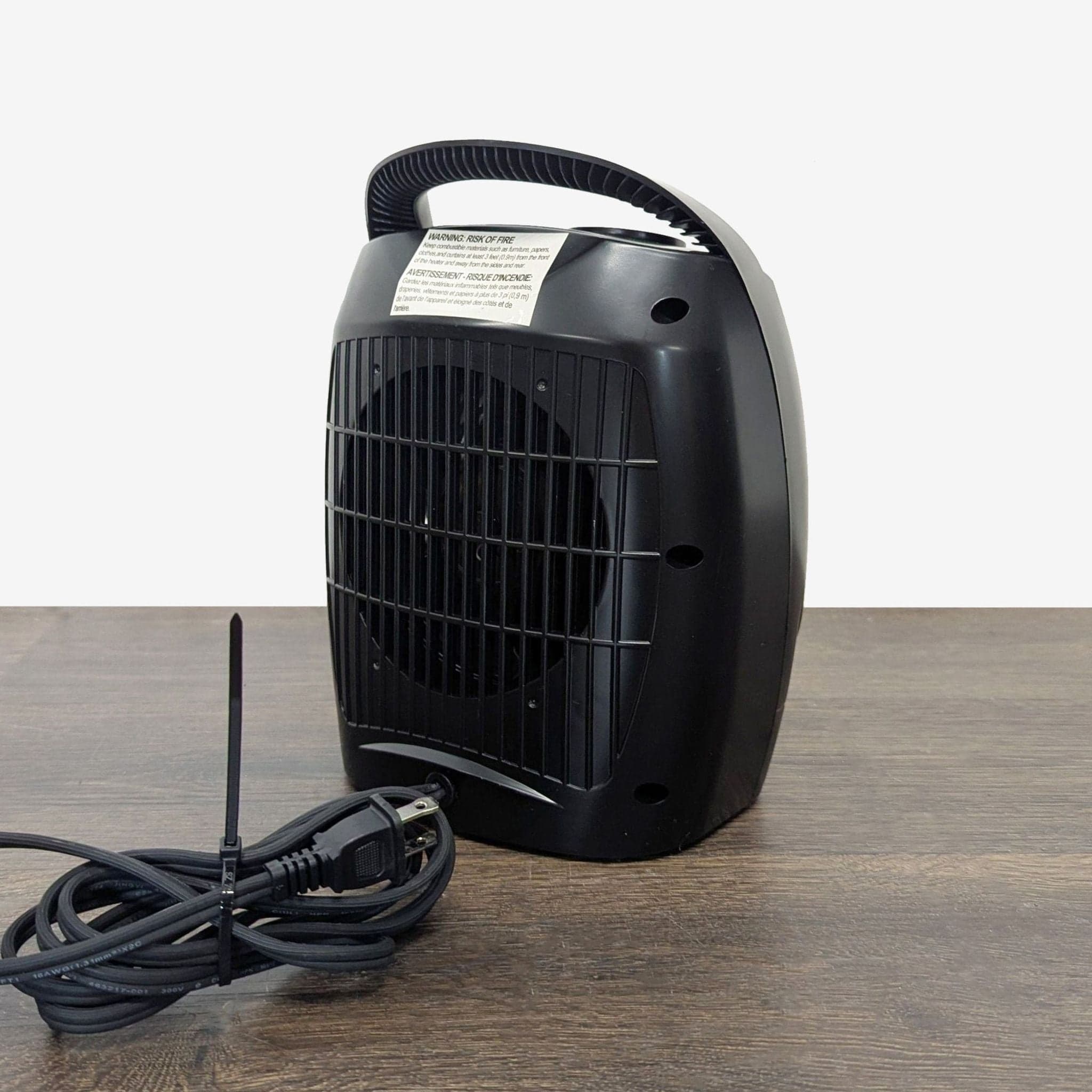 Brightown Portable Electric Space Heater, Compact Ceramic Heater, Black - Thumbnail 3