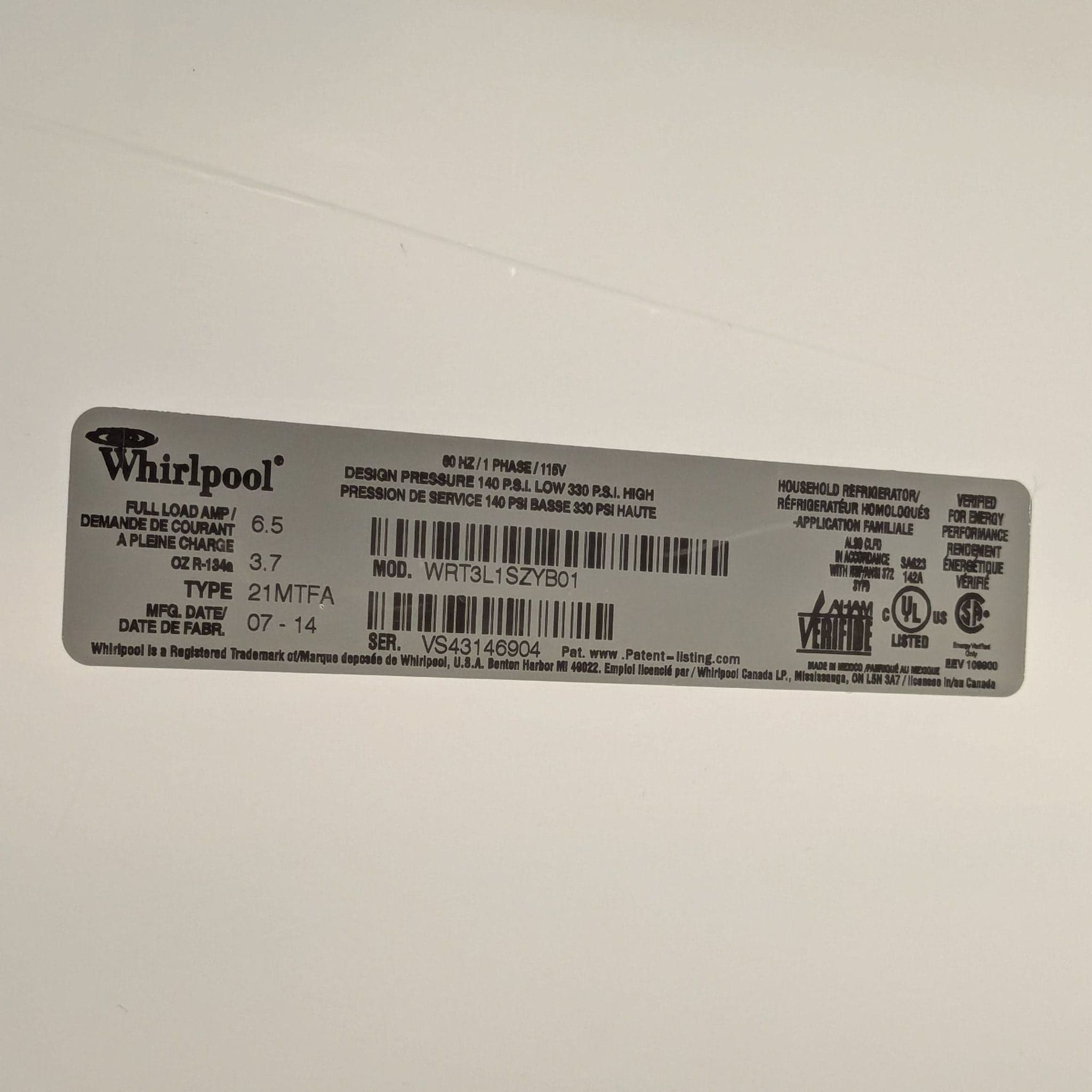 Whirlpool Black Top Freezer Refrigerator - Reliable and Spacious - Thumbnail 9