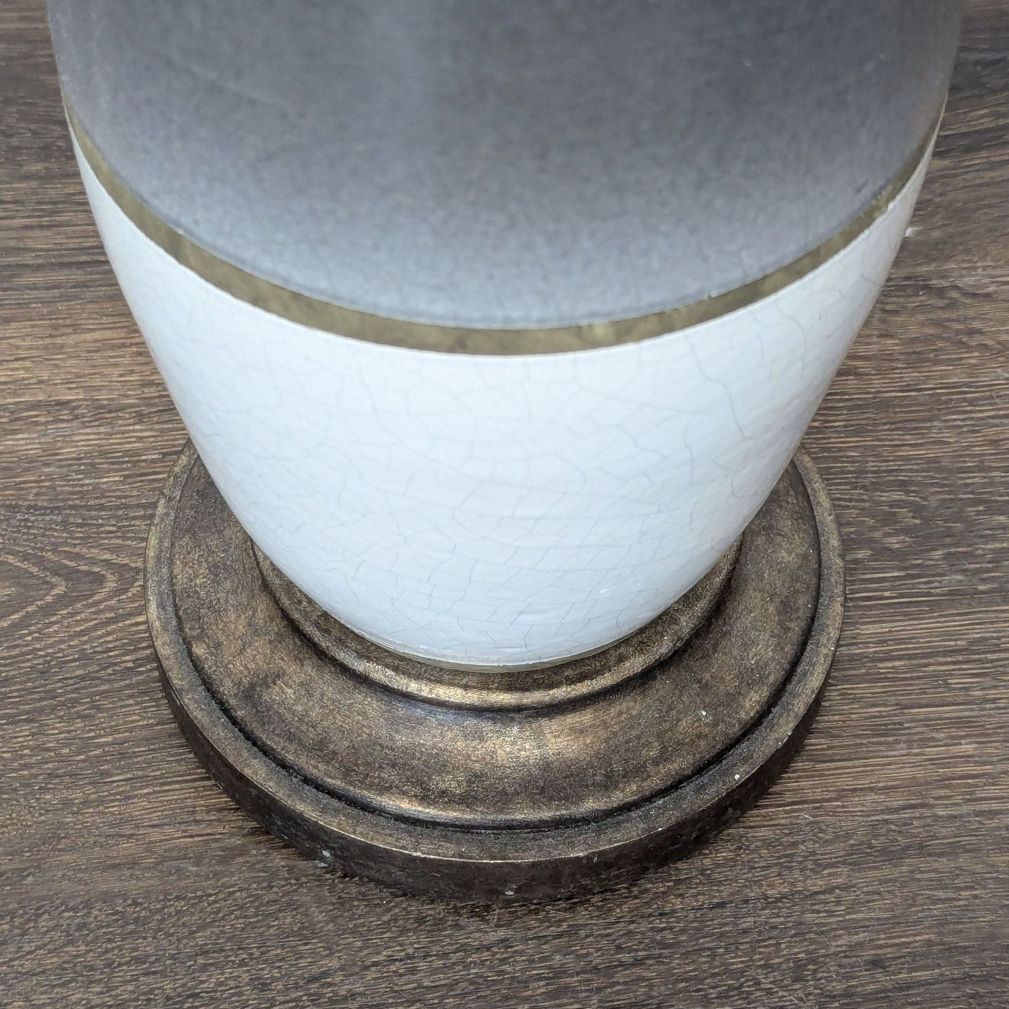 Currey & Company Modern Ceramic Table Lamp with Drum Shade - Thumbnail 5