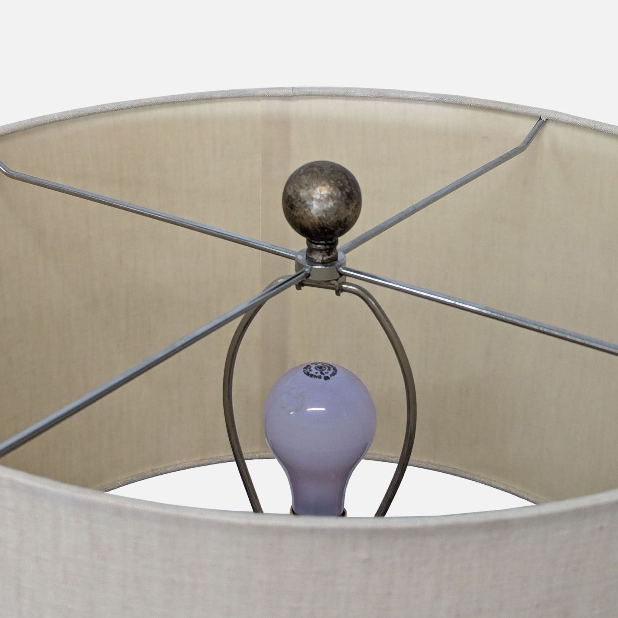 Currey & Company Modern Ceramic Table Lamp with Drum Shade - Thumbnail 4