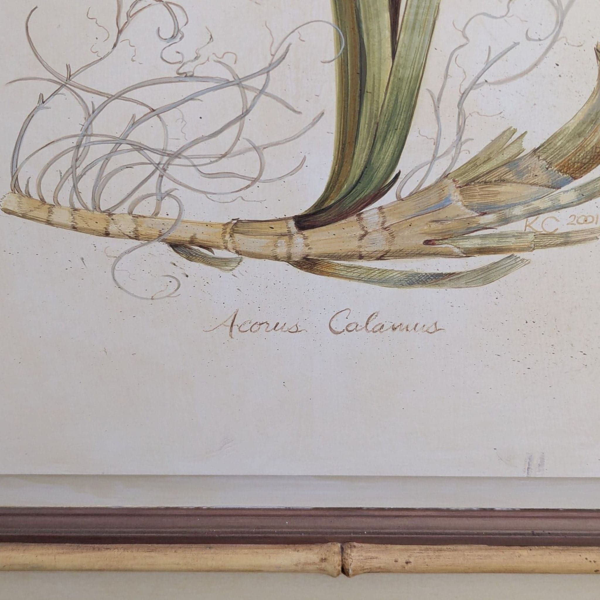 Botanical Hand Painted Media Cabinet - Thumbnail 3