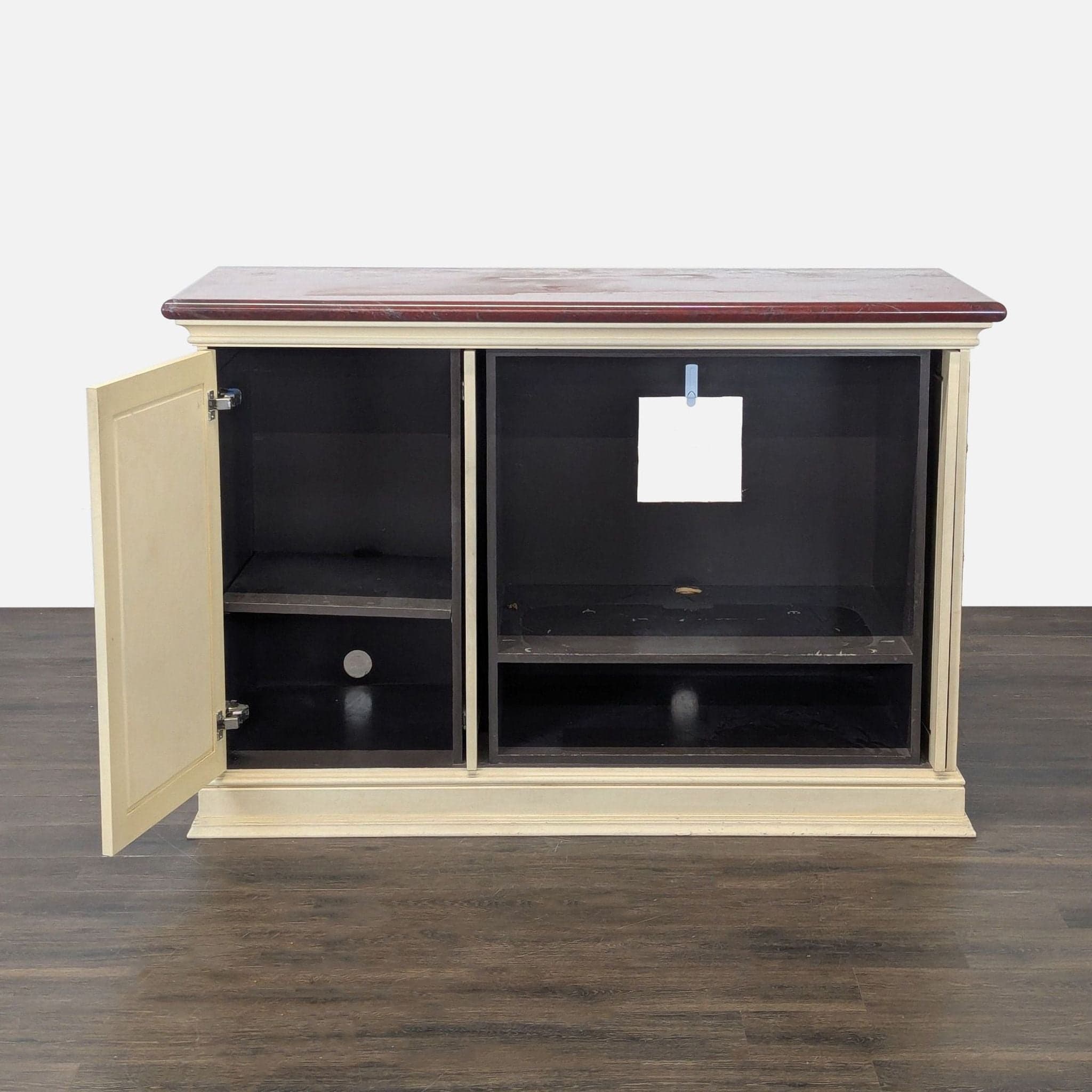 Botanical Hand Painted Media Cabinet - Thumbnail 2
