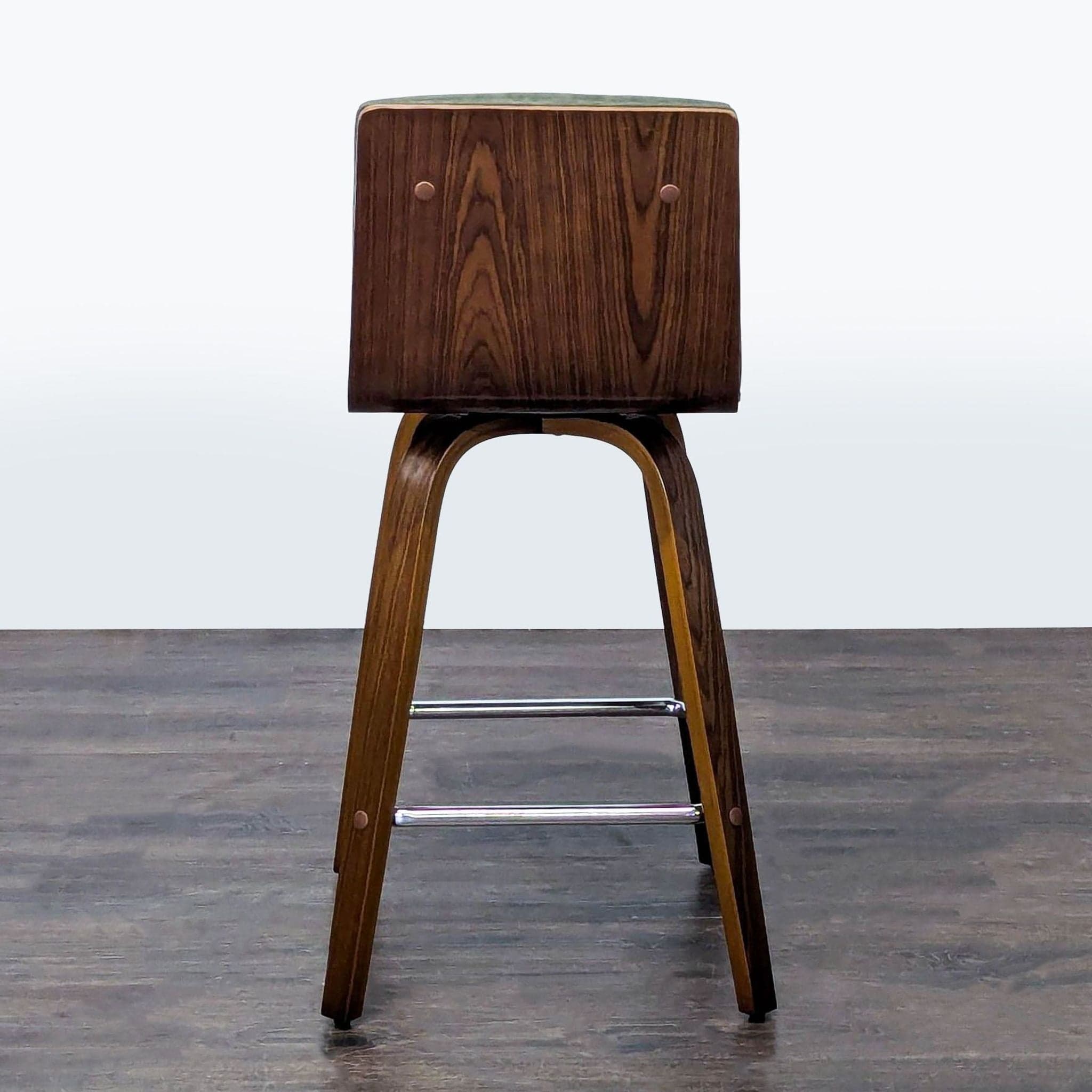 Armen Living Faux Leather Bar Stool - Thumbnail 2