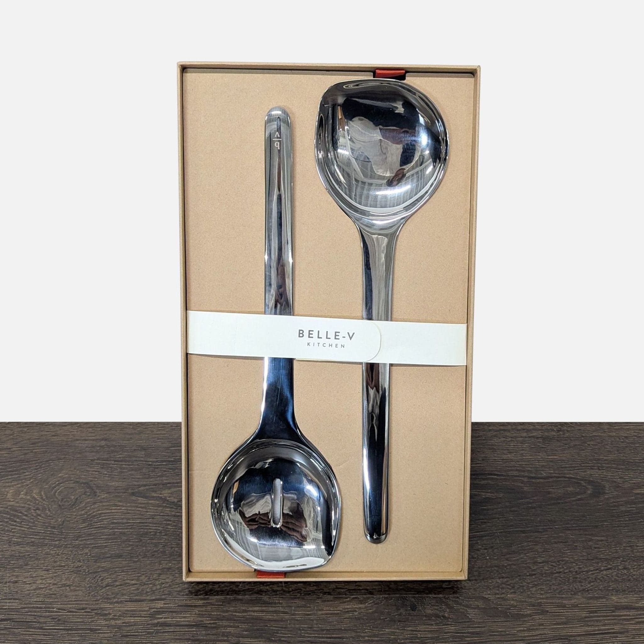 Belle-V Kitchen Premium Stainless Steel Serving Set – 2 Piece Cutlery Set