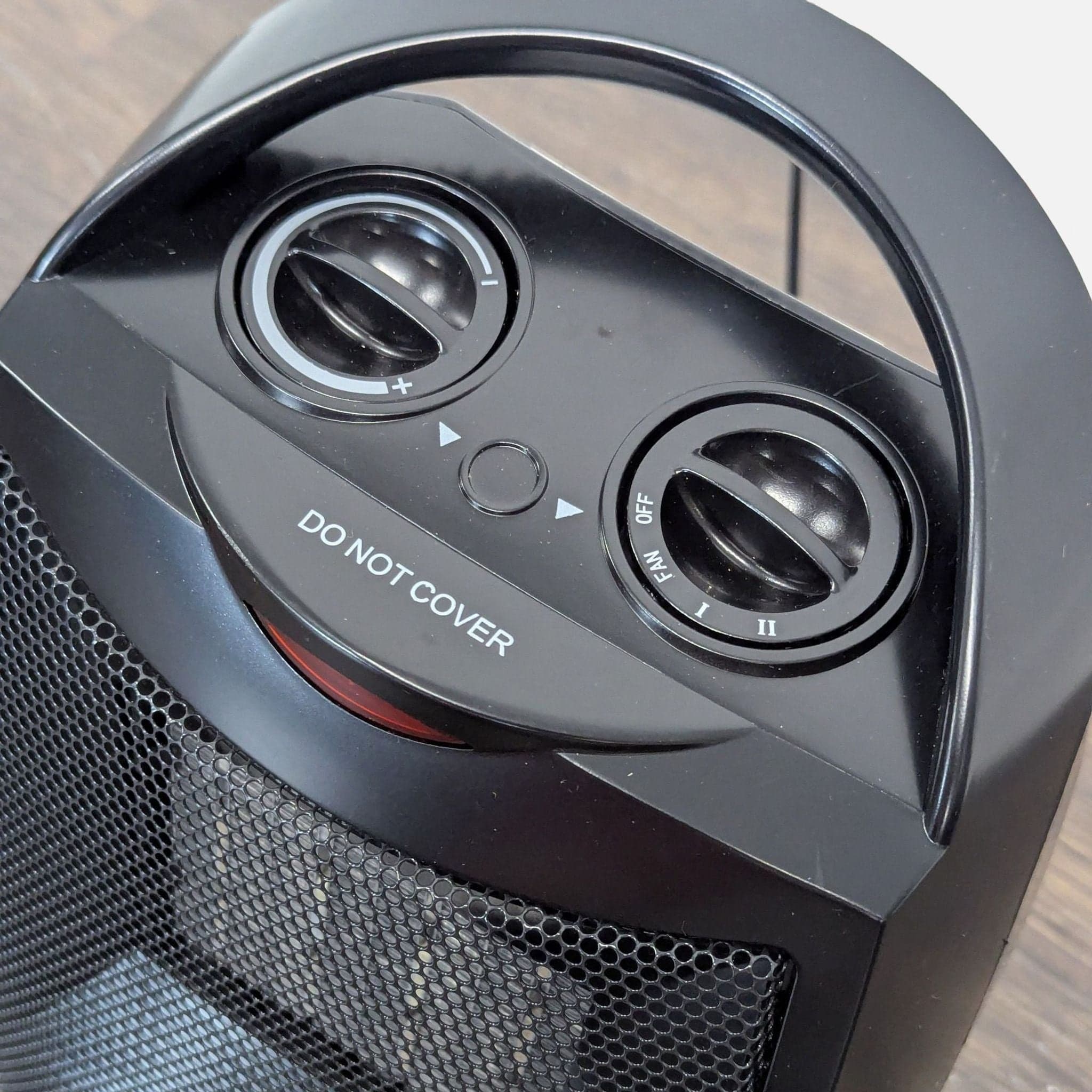 Brightown Portable Electric Space Heater, Compact Ceramic Heater, Black - Thumbnail 6