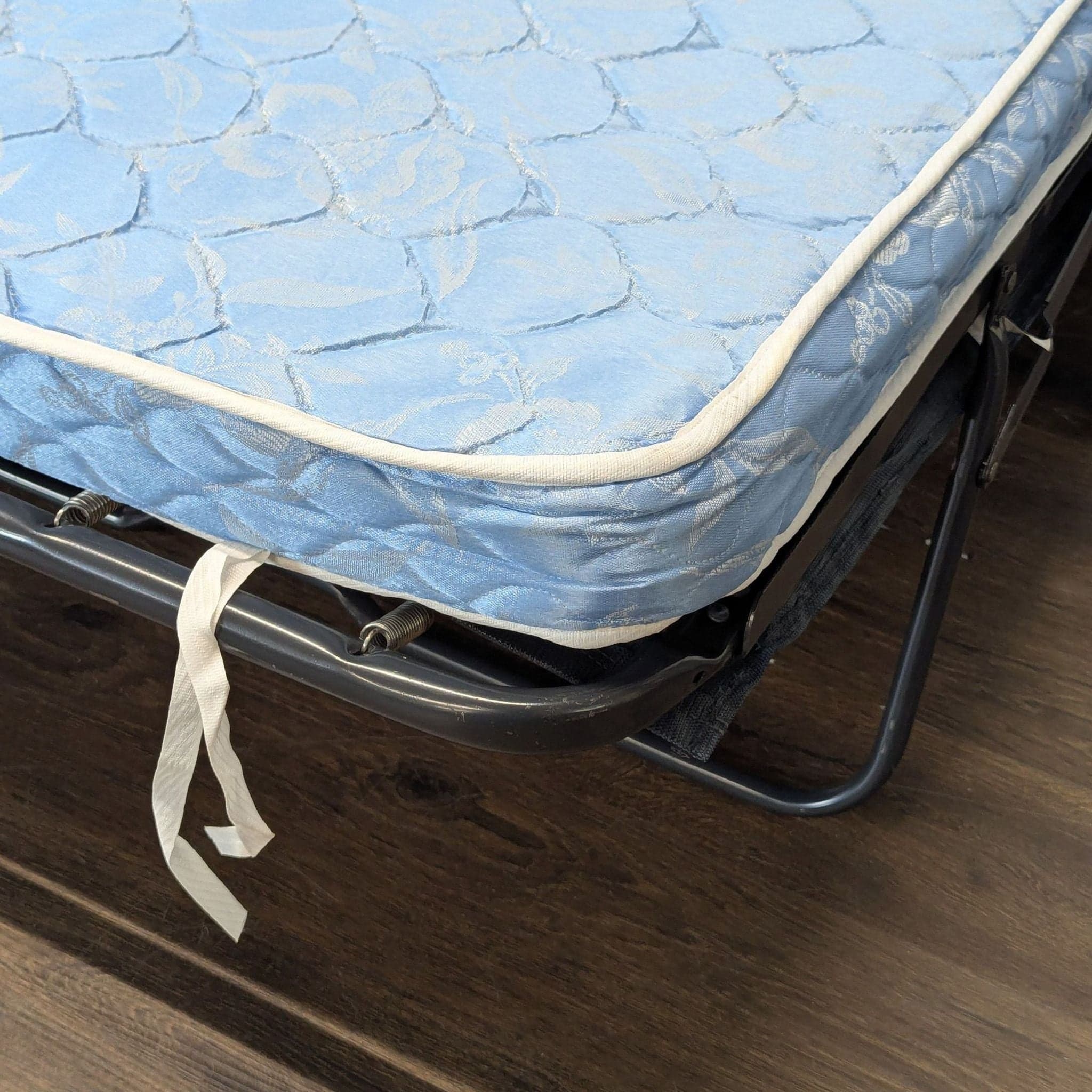 Krause's Blue Leather Sleeper Sofa with Pull-Out Mattress - Thumbnail 7