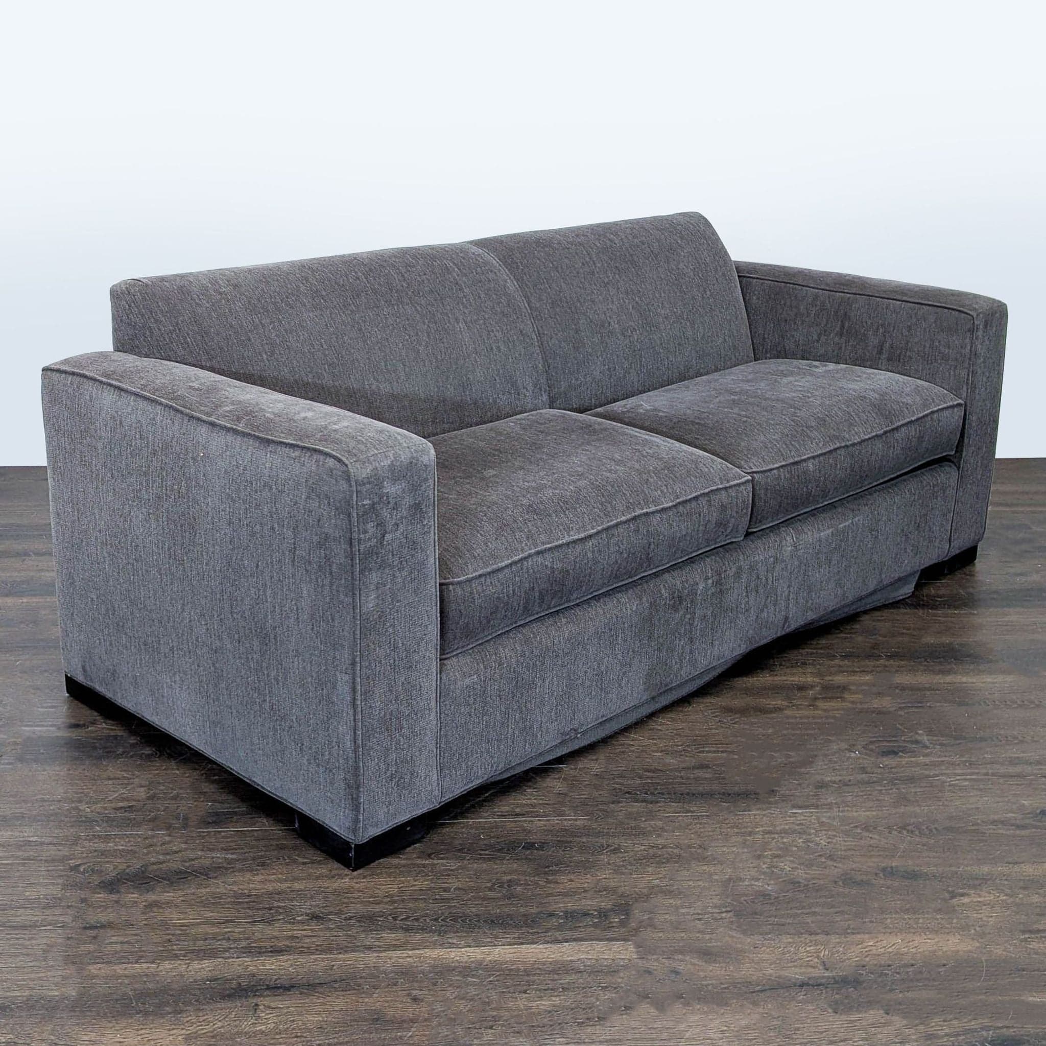 McCreary Modern Gray Sleeper Sofa with Wide Arms - Thumbnail 3