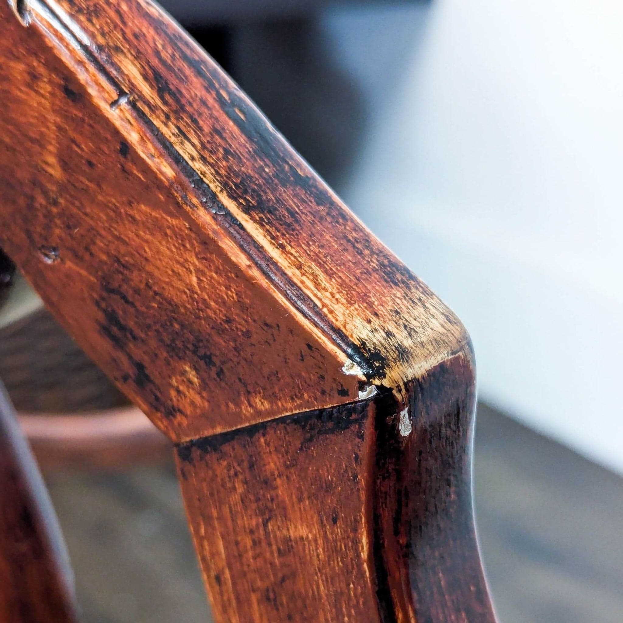 Chippendale Style Mahogany Ribbon-Back Armchair - Thumbnail 9
