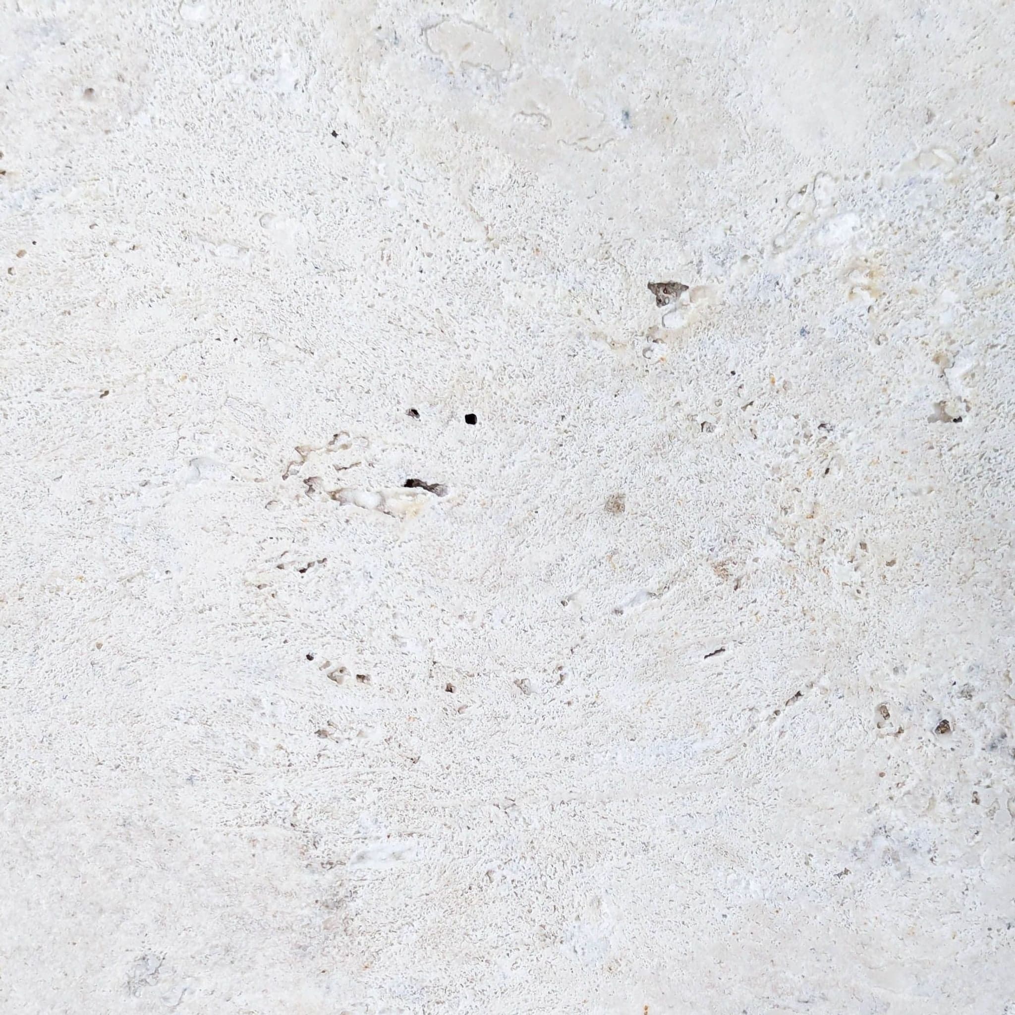 Faux Stone Top End Table on Distressed Wood Base - Thumbnail 6