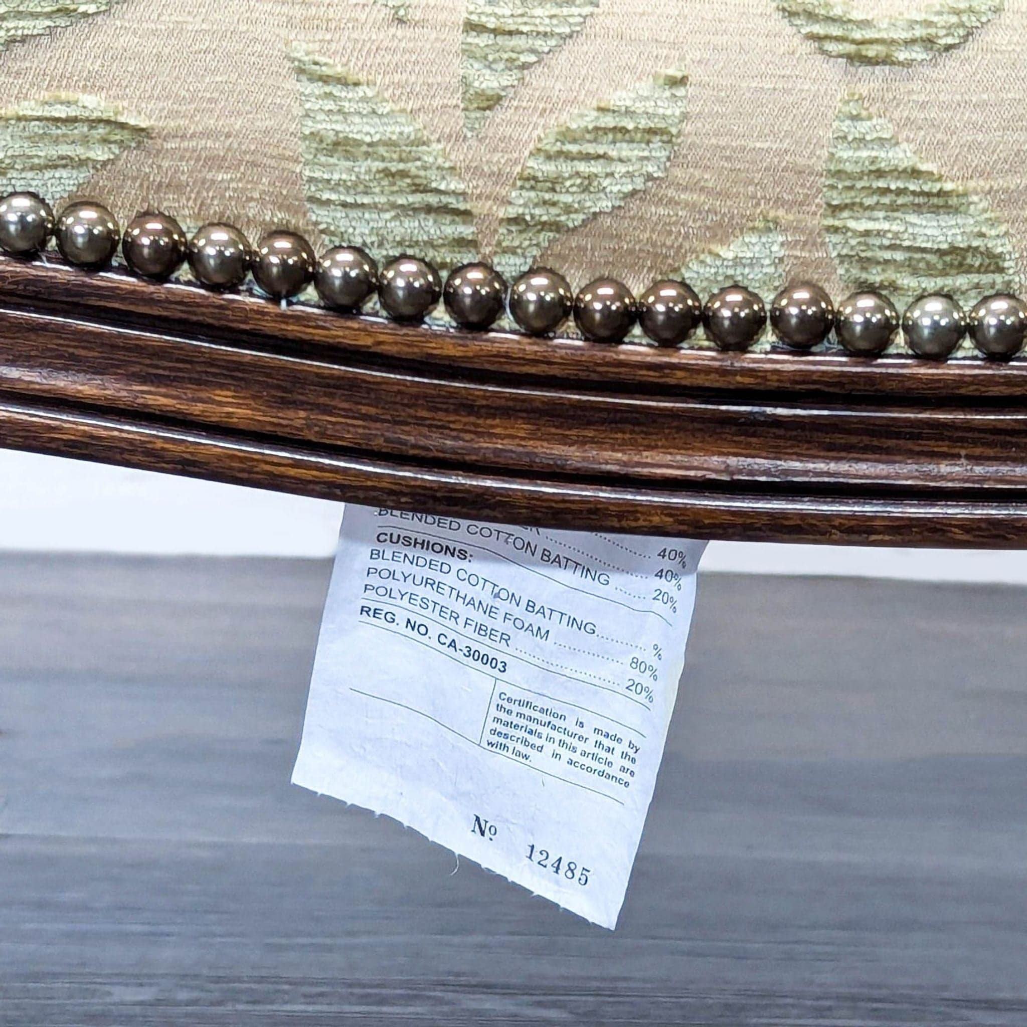 Louis XV Style Upholstered Bergère Lounge Chair - Thumbnail 14