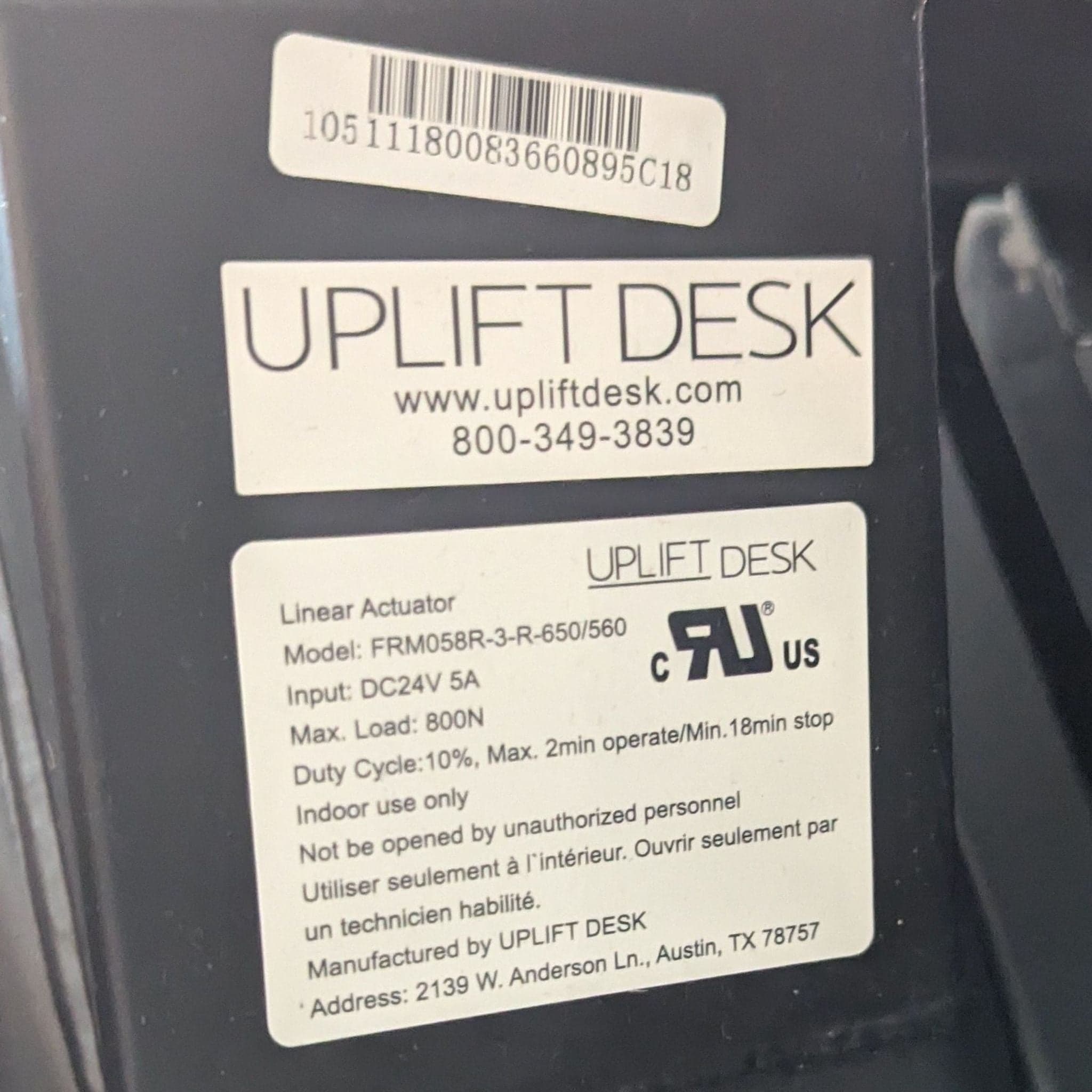 UPLIFT Adjustable Height Standing Desk with Solid Wood Top - Thumbnail 8