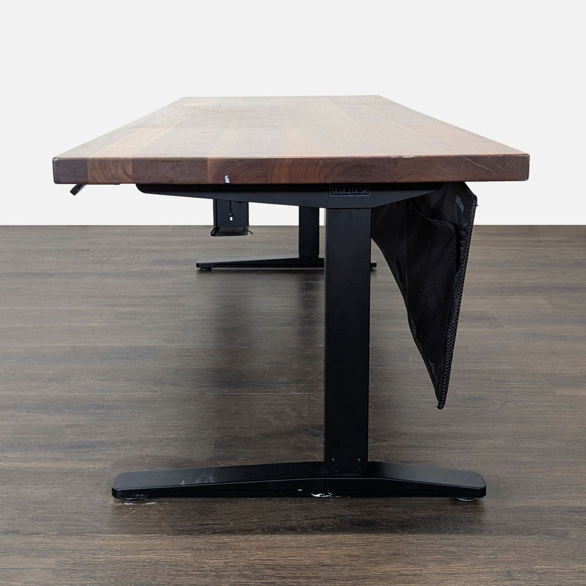 UPLIFT Adjustable Height Standing Desk with Solid Wood Top - Thumbnail 5
