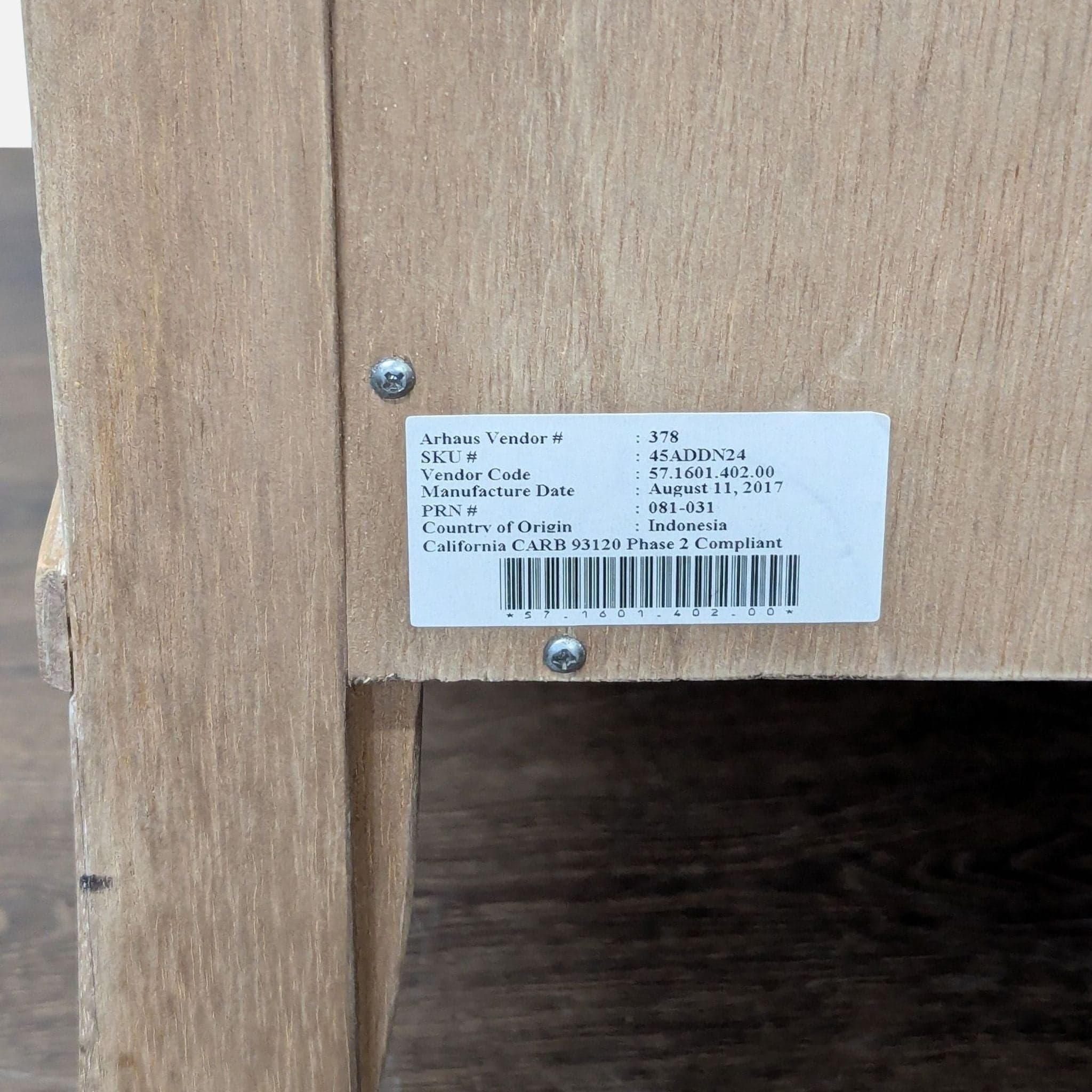 Arhaus Pearson Light Wood 6-Drawer Dresser with Metal Knobs - Thumbnail 7