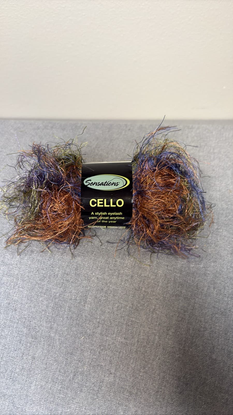 Sensations CELLO Eyelash Yarn Multi Color Space #276