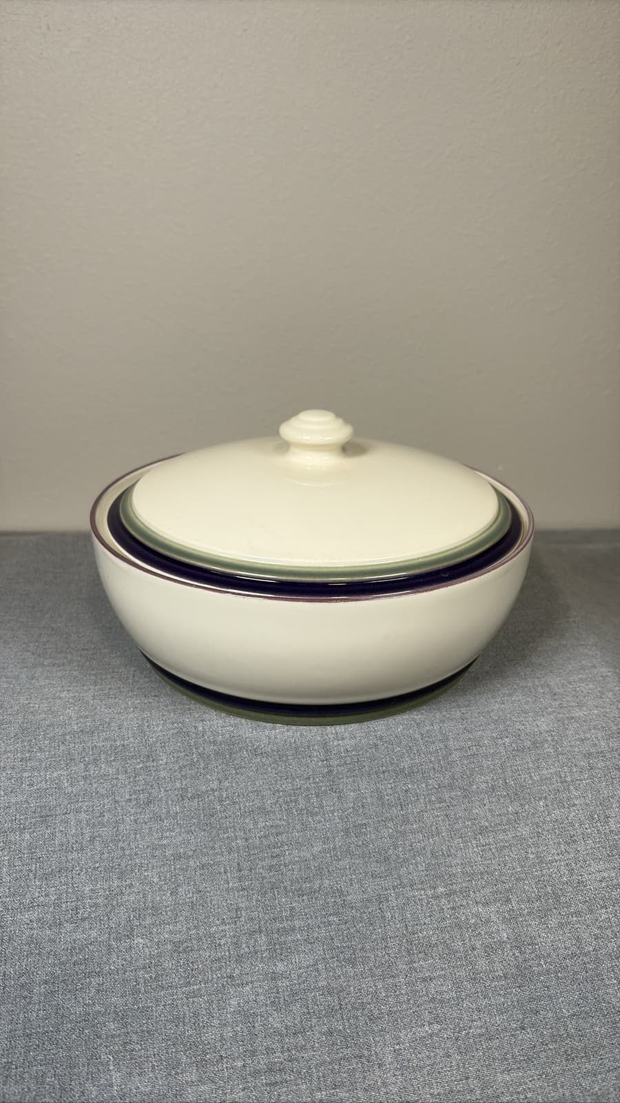 Pfaltzgraff Ocean Breeze 2 Qt Covered Casserole Dish Blue Green