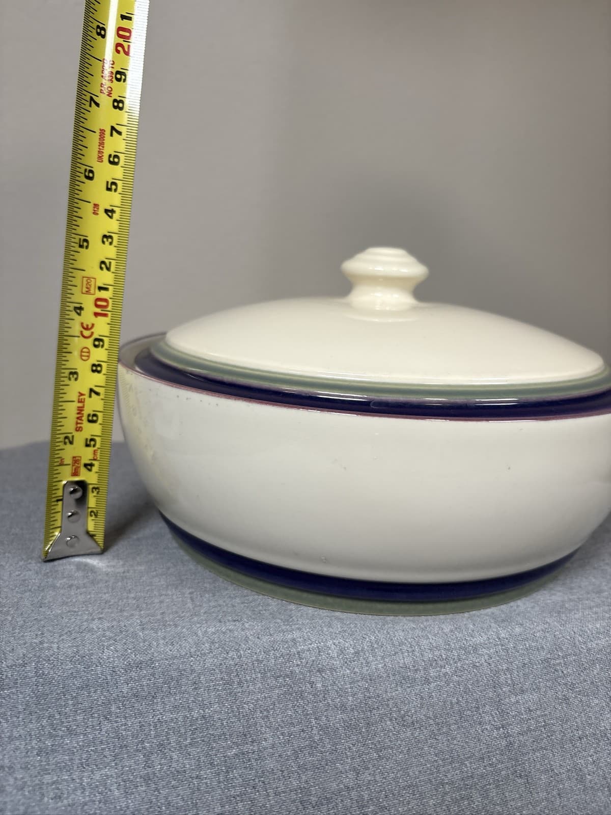 Pfaltzgraff Ocean Breeze 2 Qt Covered Casserole Dish Blue Green - Thumbnail 6