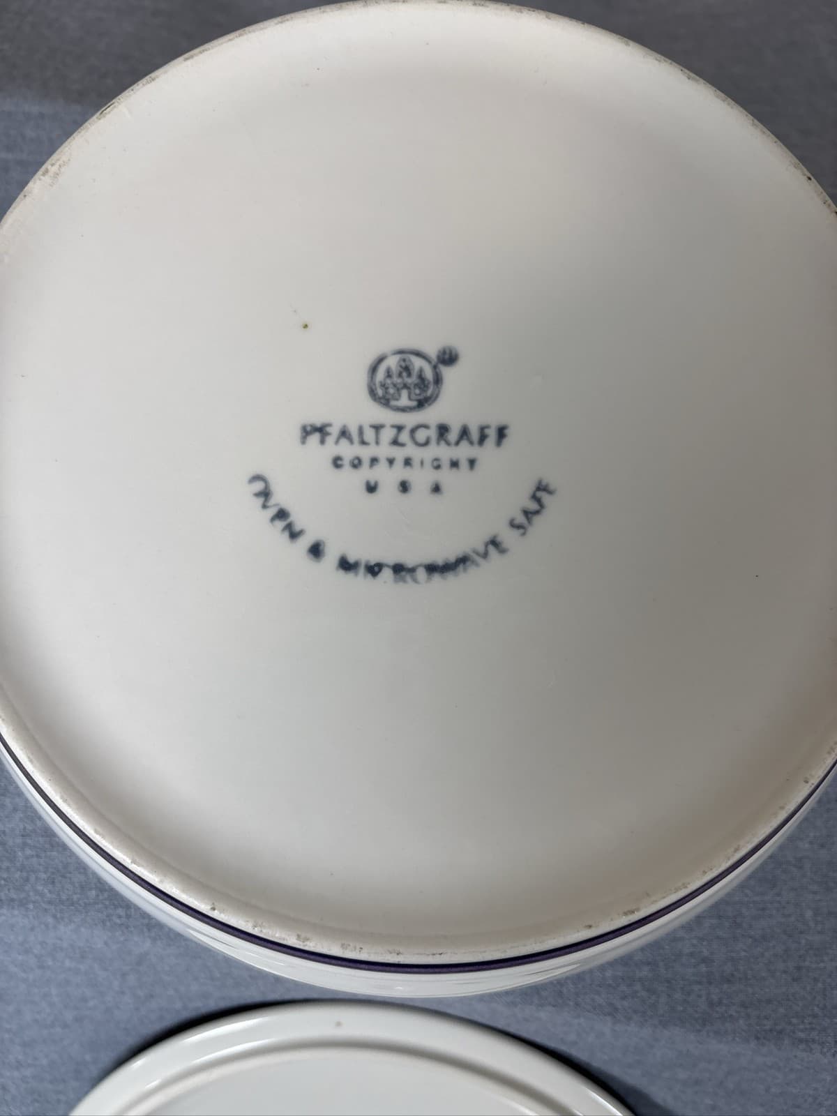 Pfaltzgraff Ocean Breeze 2 Qt Covered Casserole Dish Blue Green - Thumbnail 3
