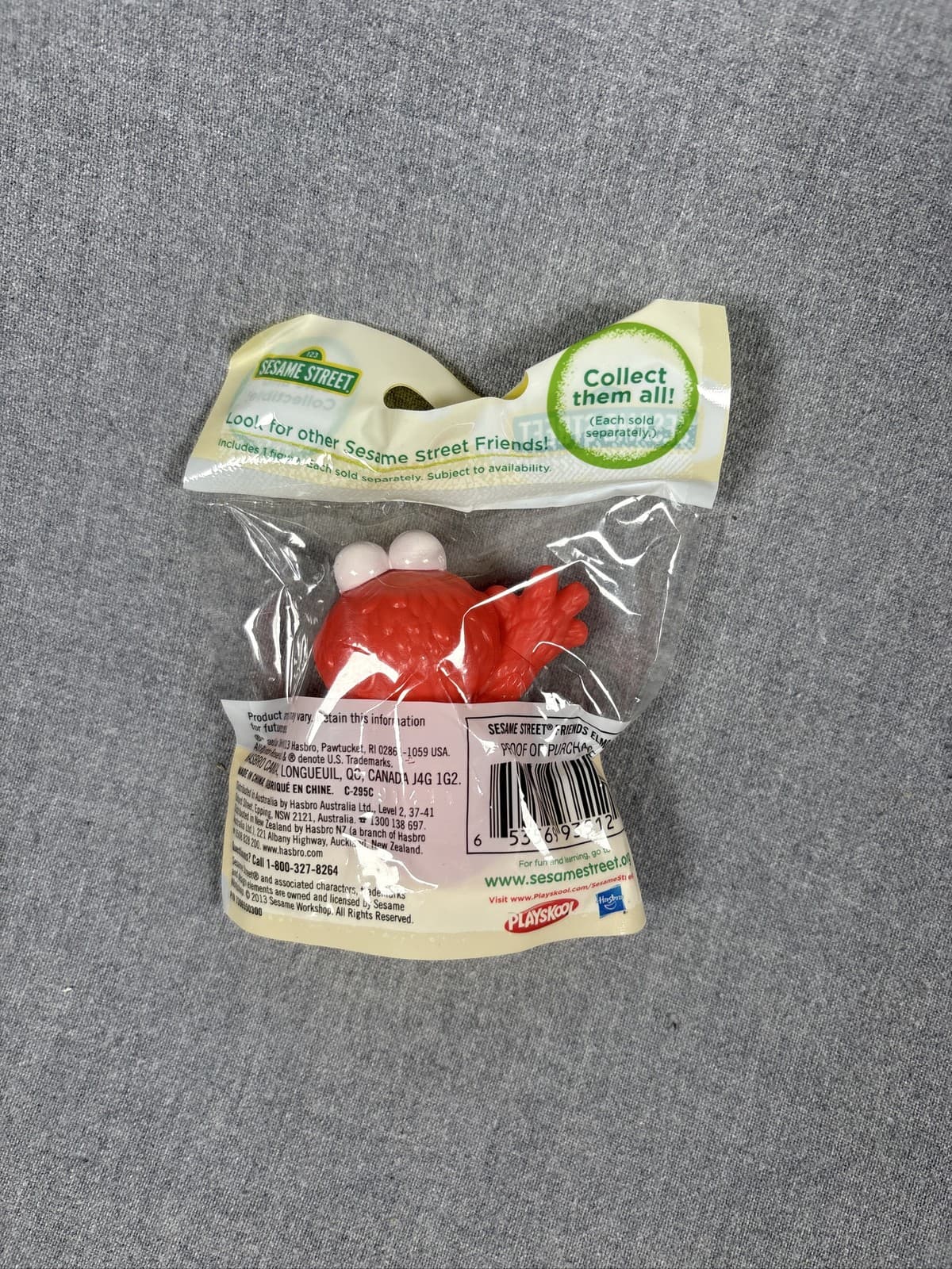 Sesame Street Elmo Figure Hasbro Playskool Sealed Bag Collectible New - Thumbnail 2
