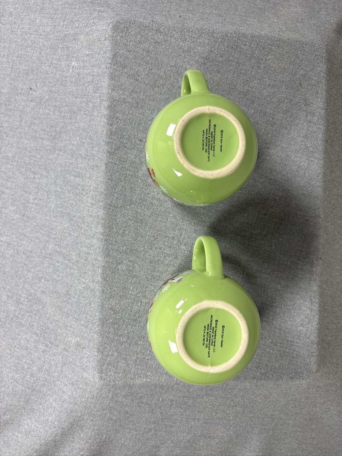 Paw Patrol Christmas Green Ceramic Mug Spin Master 2018 Lot of 2 - Thumbnail 5