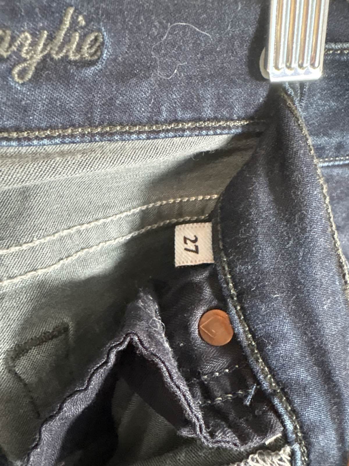7 For All Mankind Kaylie Dark Wash Bootcut Women’s Jeans 27 Stretch Denim - Thumbnail 4