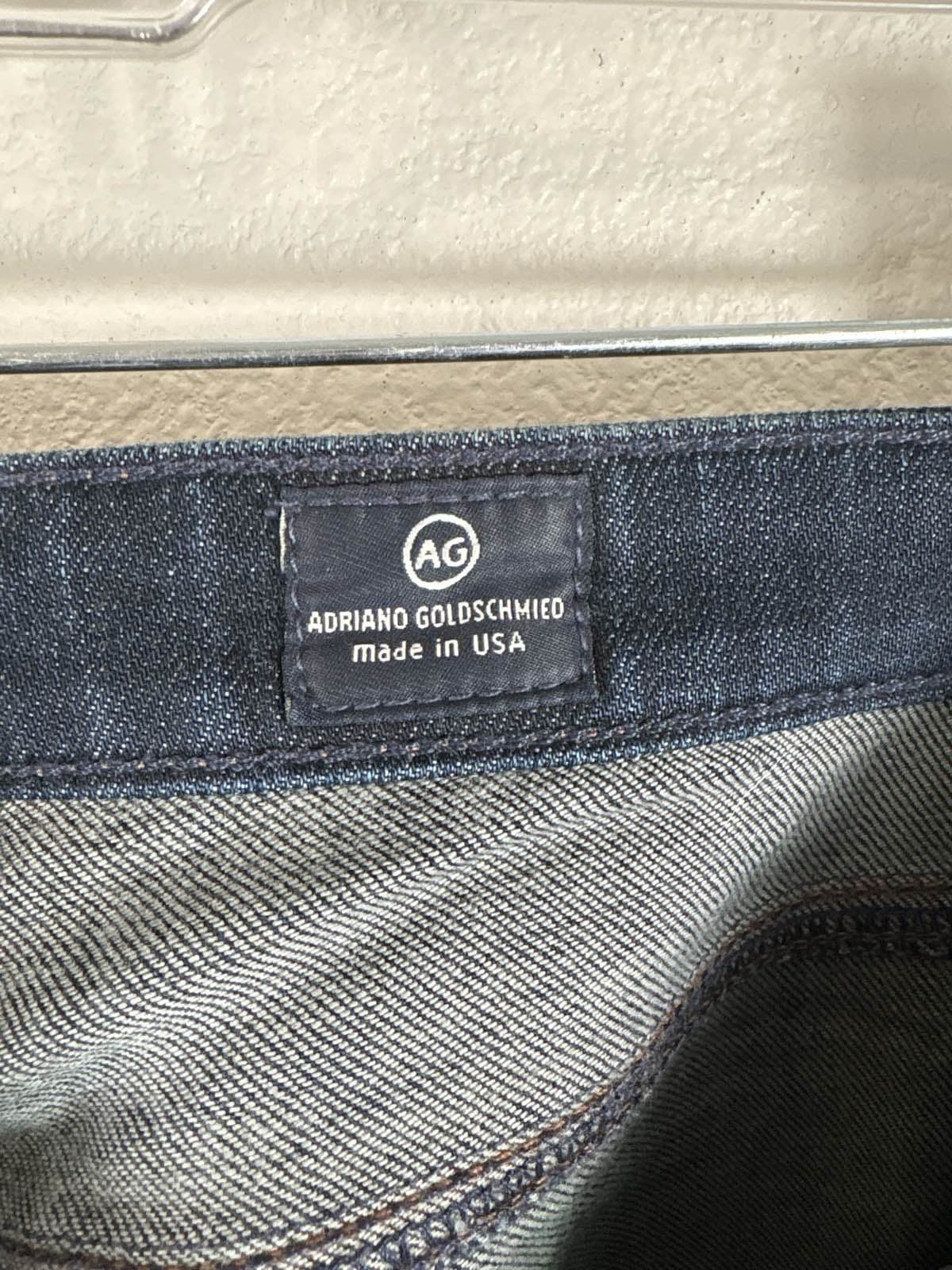 AG Adriano Goldschmied Stevie Slim Straight Dark Wash Jeans Women’s 27R - Thumbnail 5