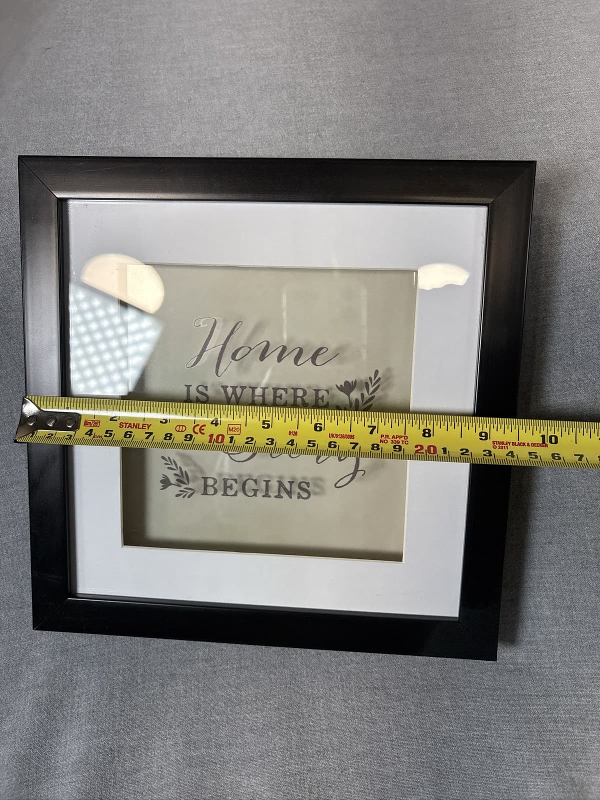 Home Is Where Our Story Begins Framed Wall Art Decor Picture - Thumbnail 3