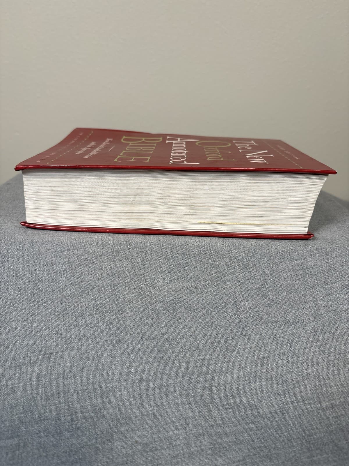 New Oxford Annotated Bible Apocrypha NRSV 3rd Ed Red Hardcover - Thumbnail 4