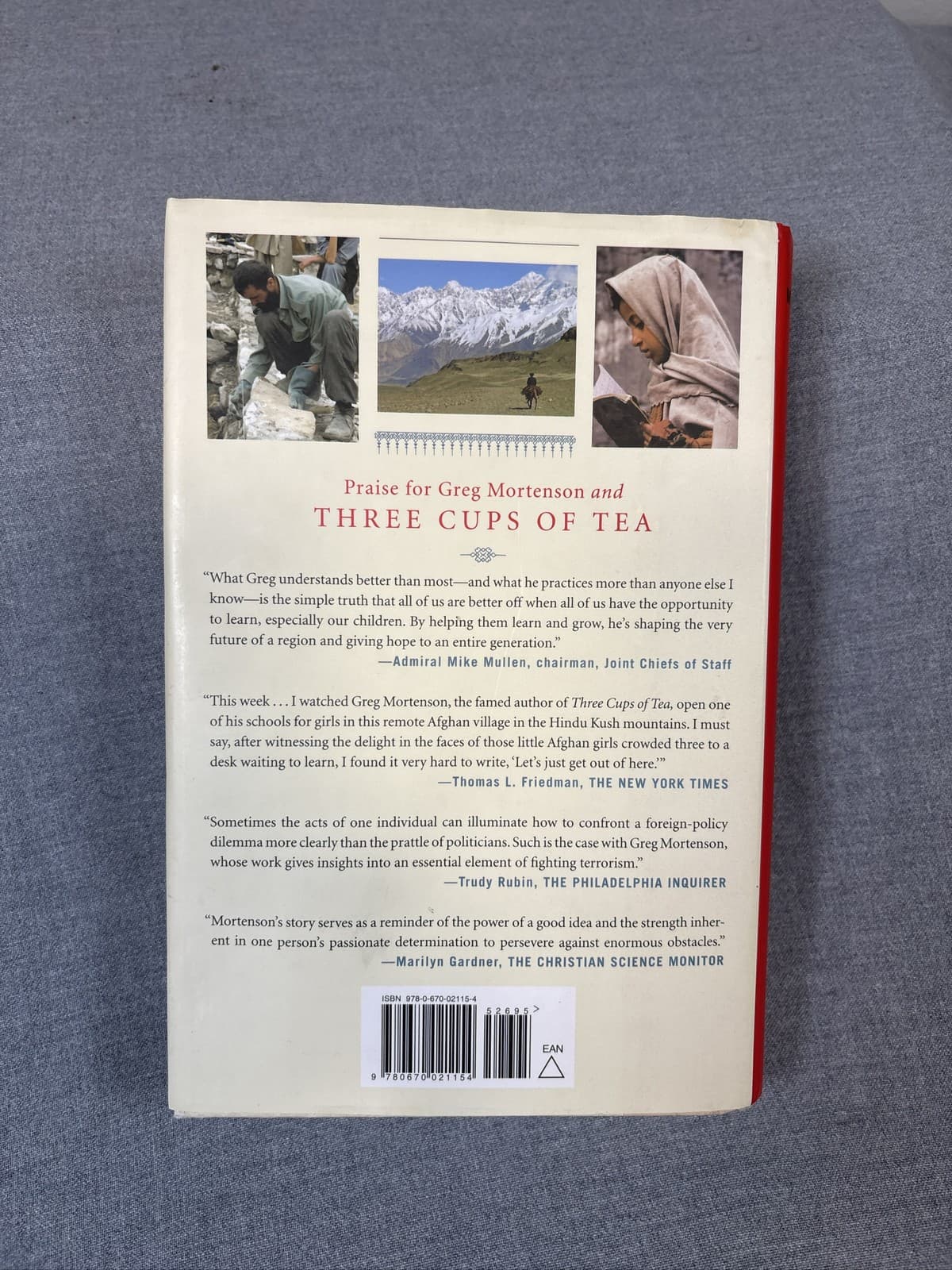 Greg Mortenson Stones Into Schools HC Afghanistan Pakistan - Thumbnail 2