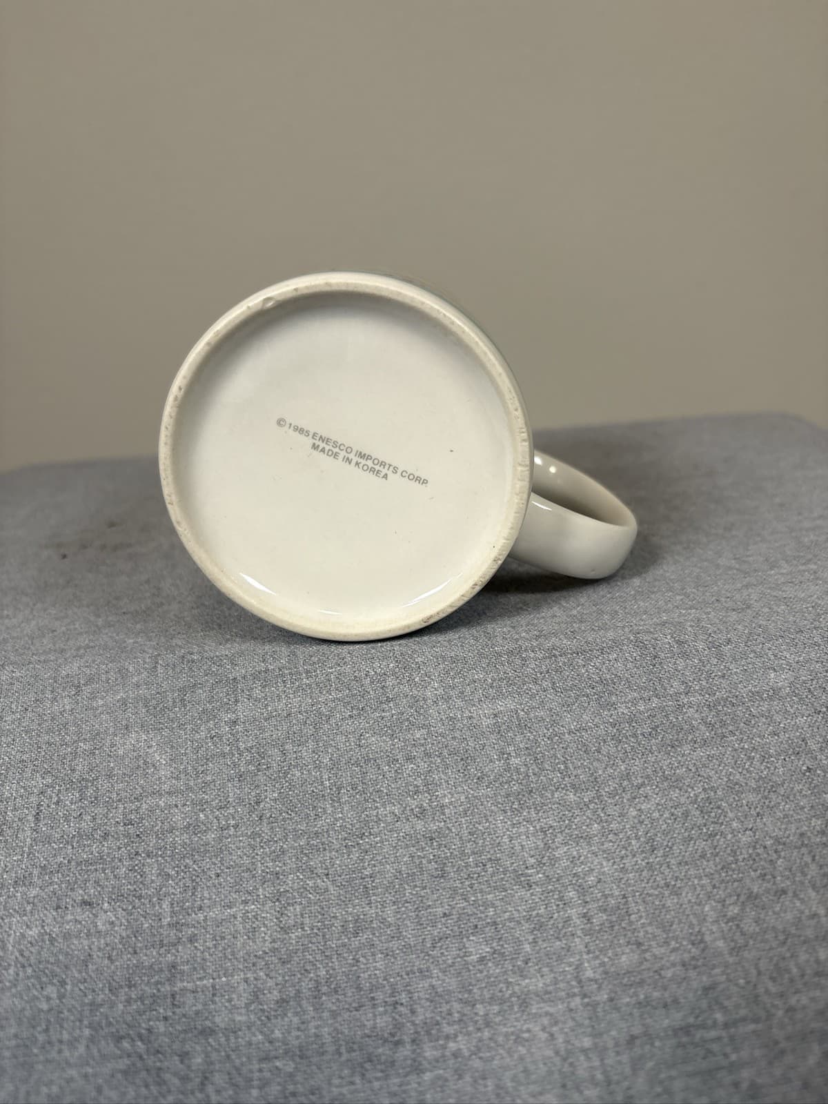 Vintage Enesco Stayin' Alive Mug Coffee Cup 1985 - Thumbnail 6