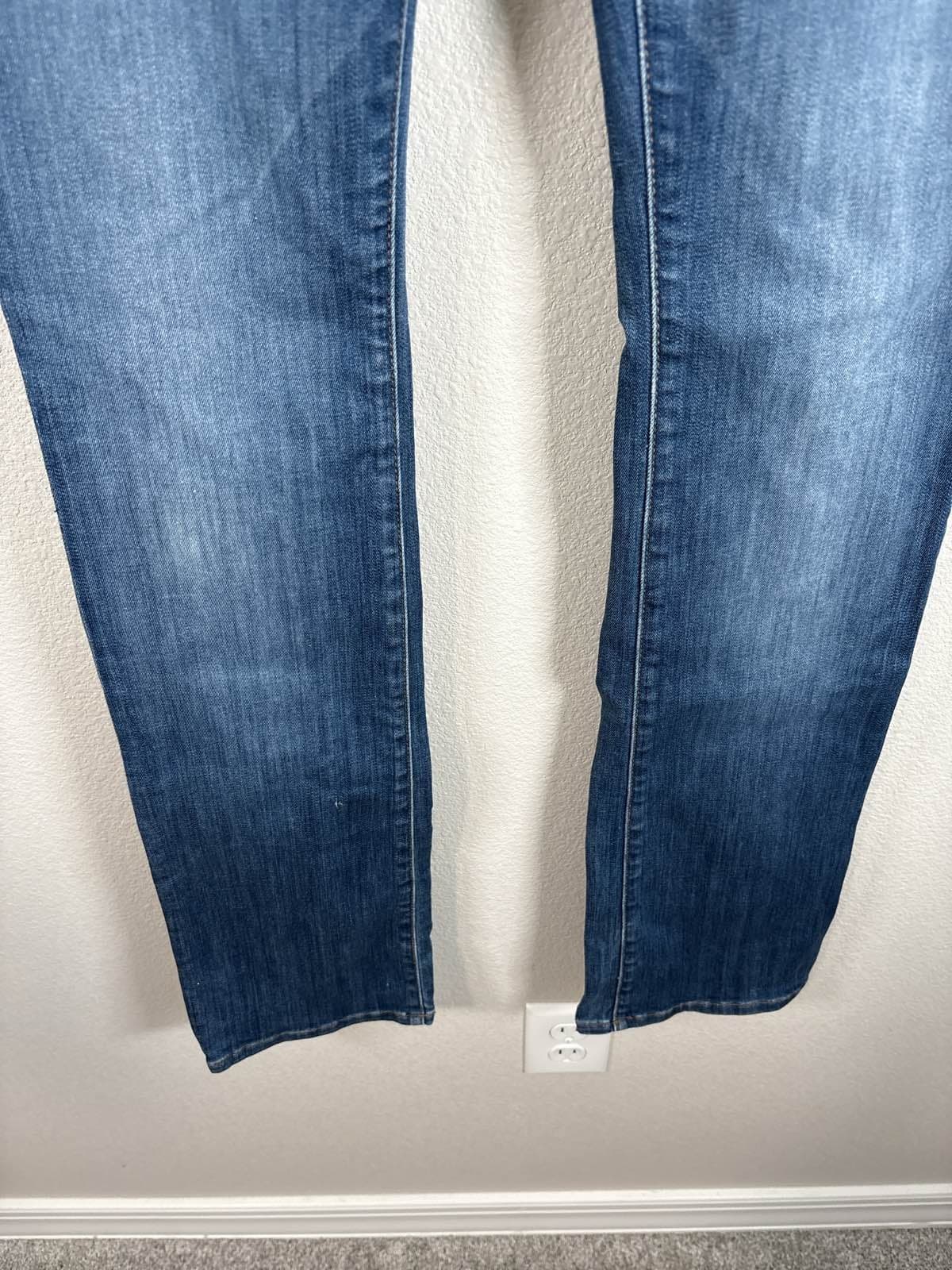 HUDSON Collin Flap Skinny Jeans Wmn's 26 Dark Wash Blue Denim USA Made - Thumbnail 4