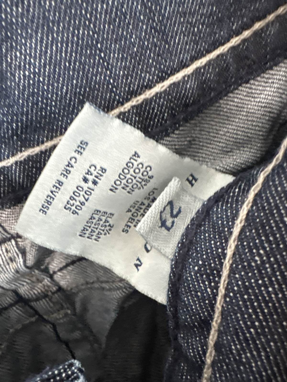 Hudson Jeans 27 Bootcut Dark Wash Flap Pocket Stretch USA - Thumbnail 3