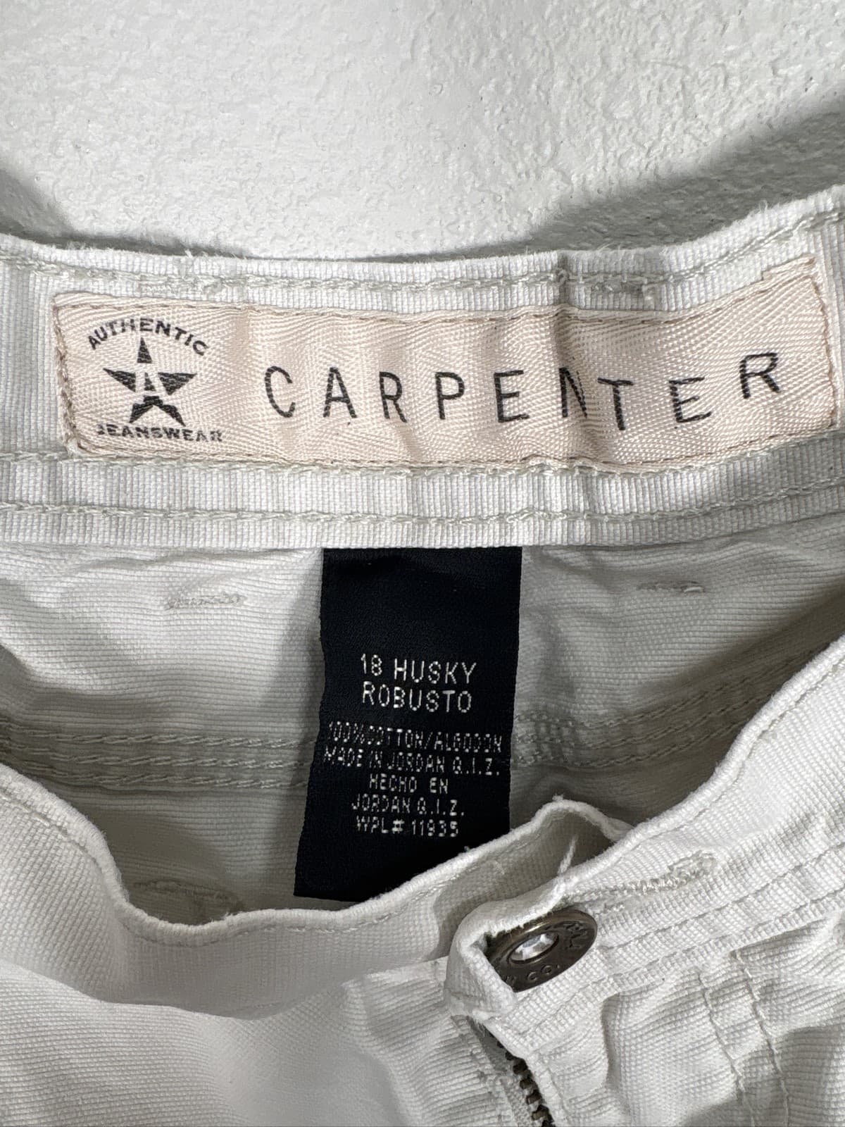Marithe Francois Girbaud Mens White Carpenter Denim Shorts Baggy Y2K - Thumbnail 4