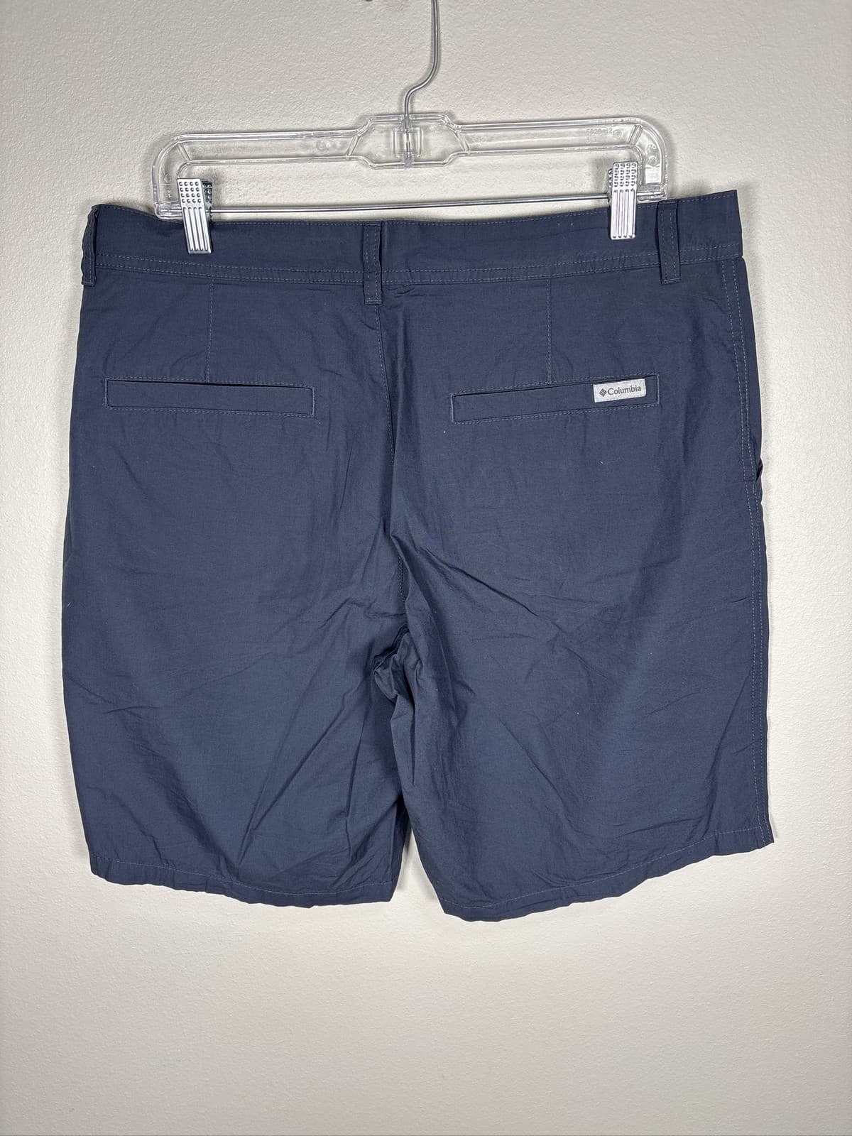 Columbia Mens Size 34 Navy Blue Flat Front Outdoor Hiking Casual Shorts - Thumbnail 2