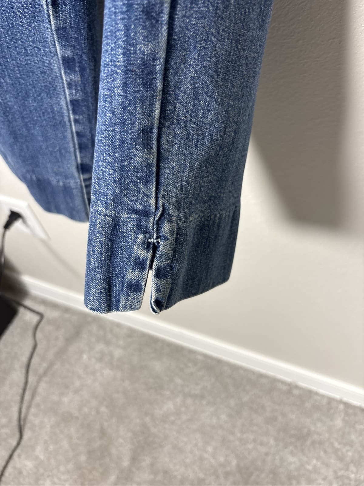 Lauren Ralph Lauren Jeans Co Womens 14 Blue Straight Leg Denim Pants - Thumbnail 2