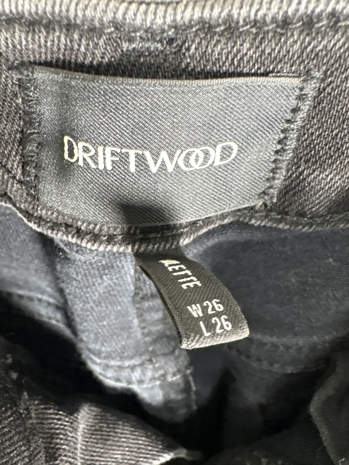 Driftwood Colette Womens Black Jeans Size 26x26 Denim Crop Ankle - Thumbnail 3