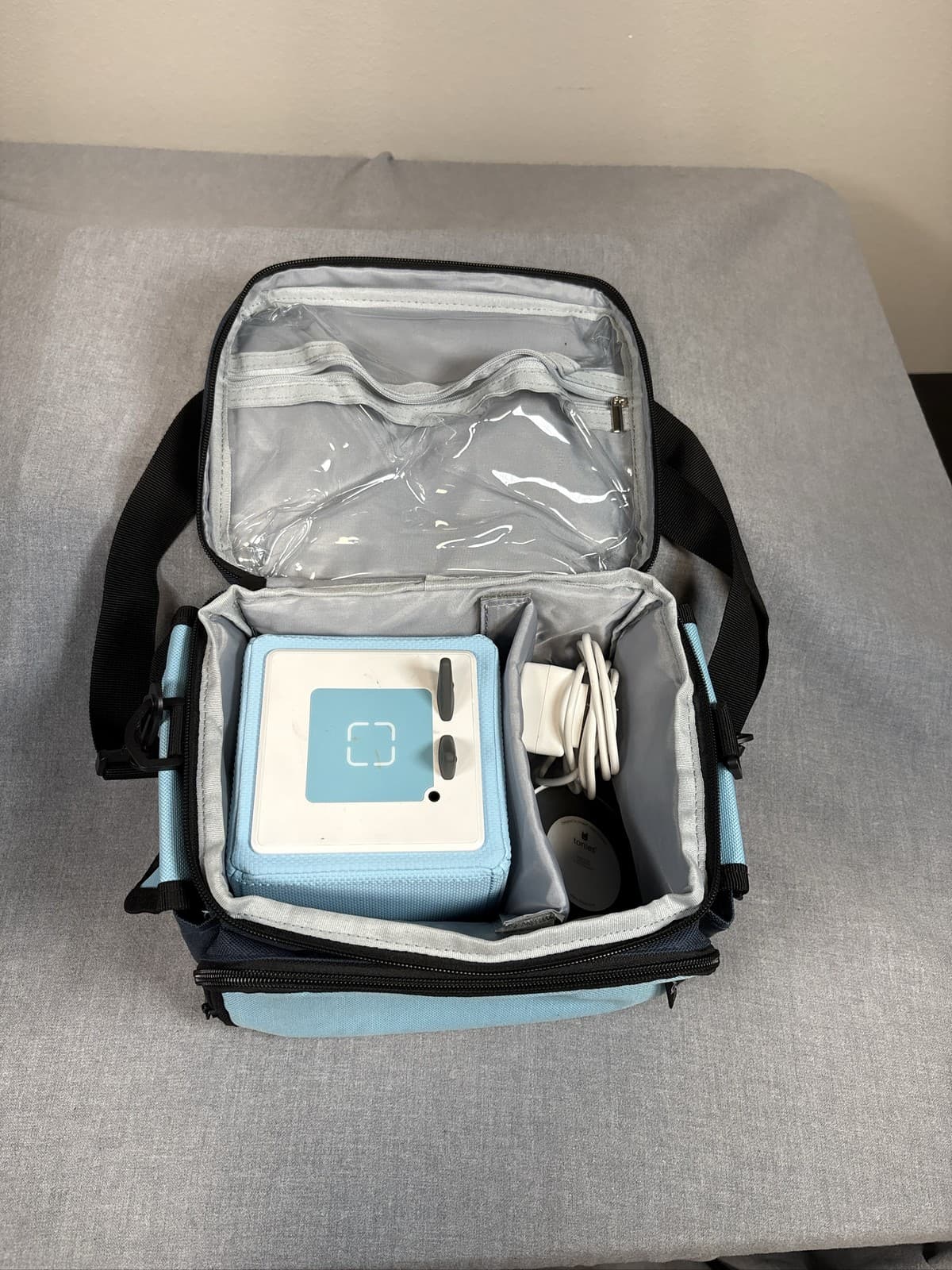 Toniebox Player Sky Blue, Bag, Charger, Base - Thumbnail 6