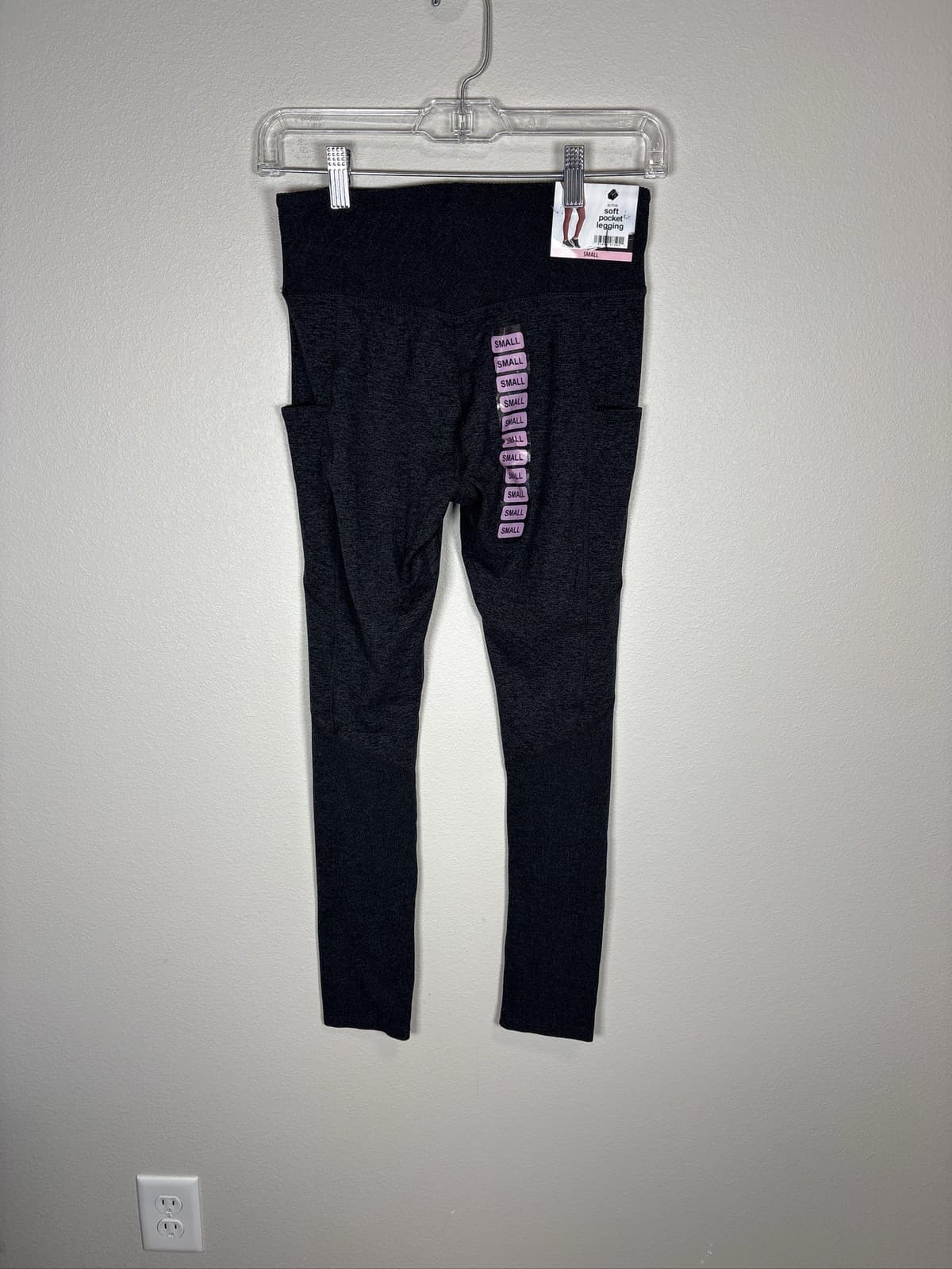 Member's Mark Women's Active Soft Pocket Legging Gray Size Small - Thumbnail 3