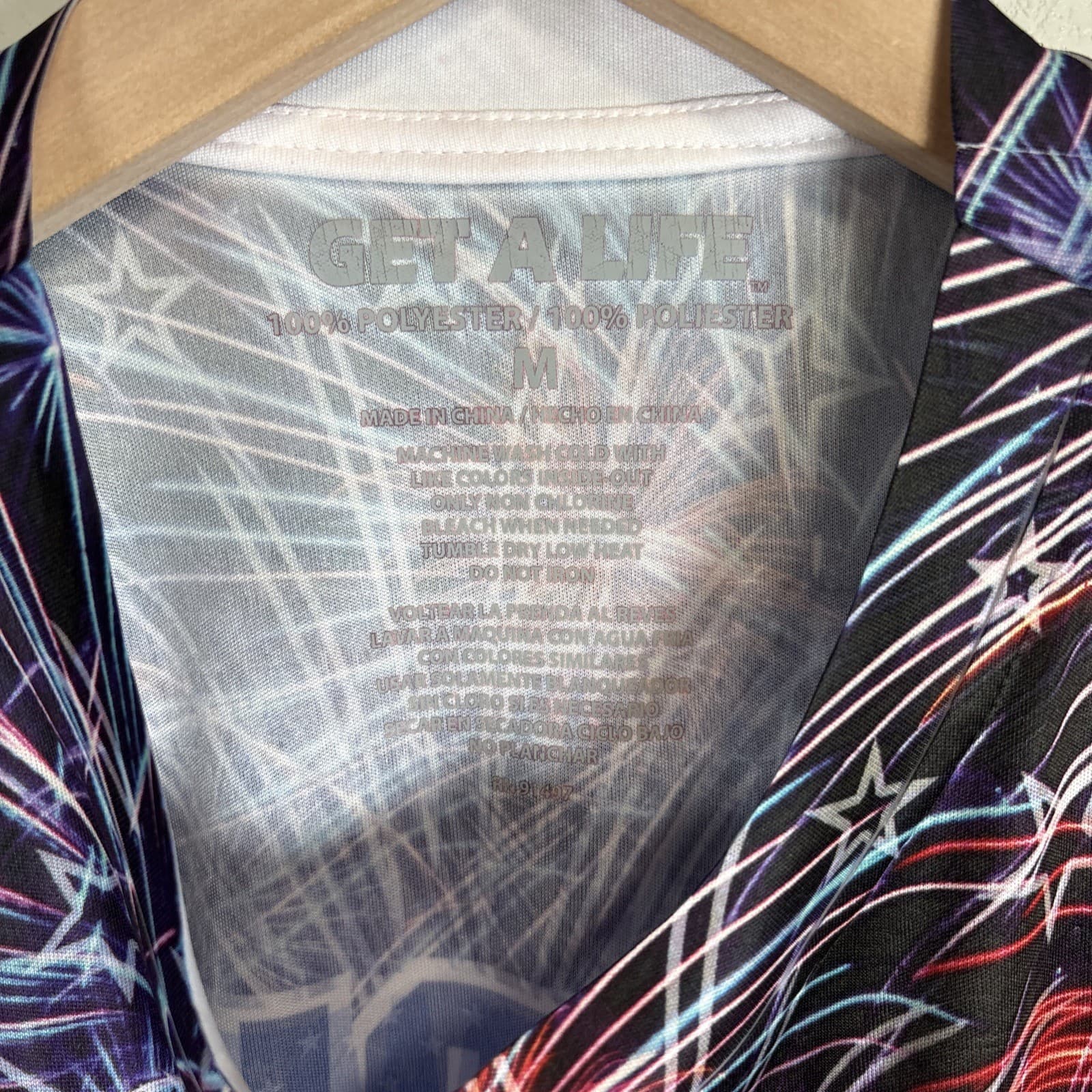 Fireworks Director Tee - All Over Print Pyrotechnics 4th of July Size M - Thumbnail 3