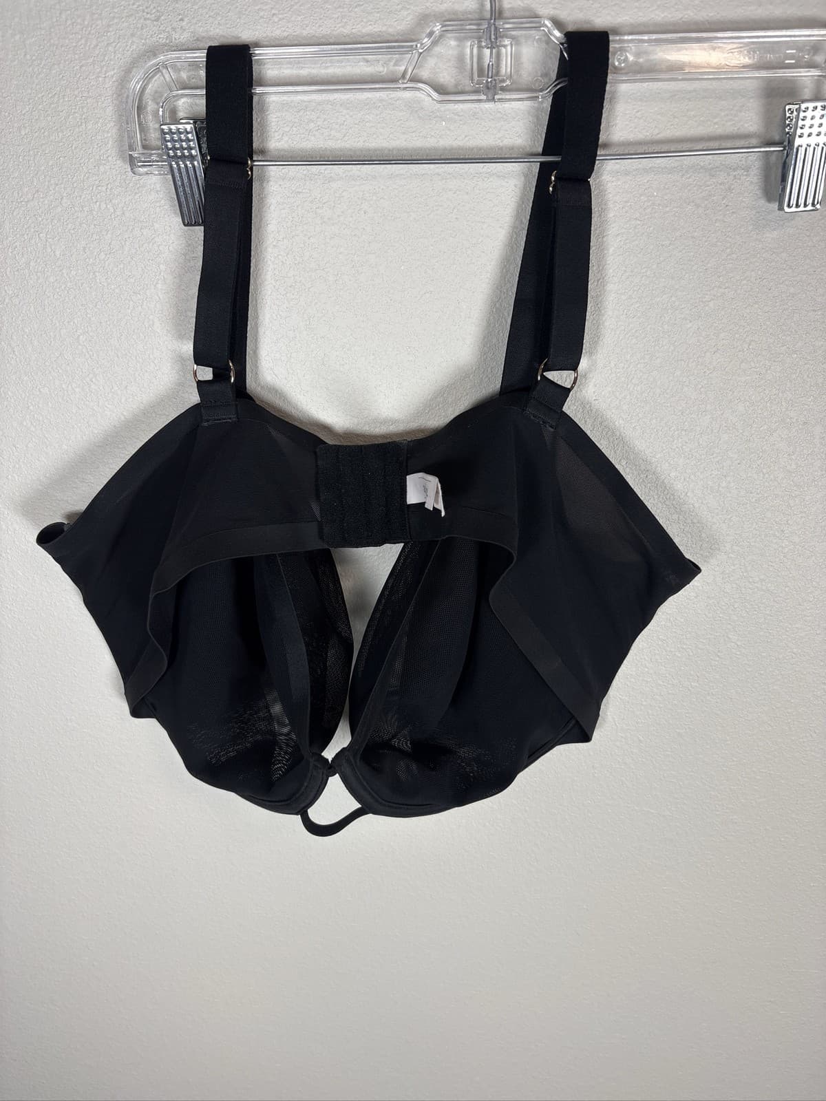 Auden Black Underwire Bra Women's Size 44DDD Solid Comfort Lingerie - Thumbnail 2