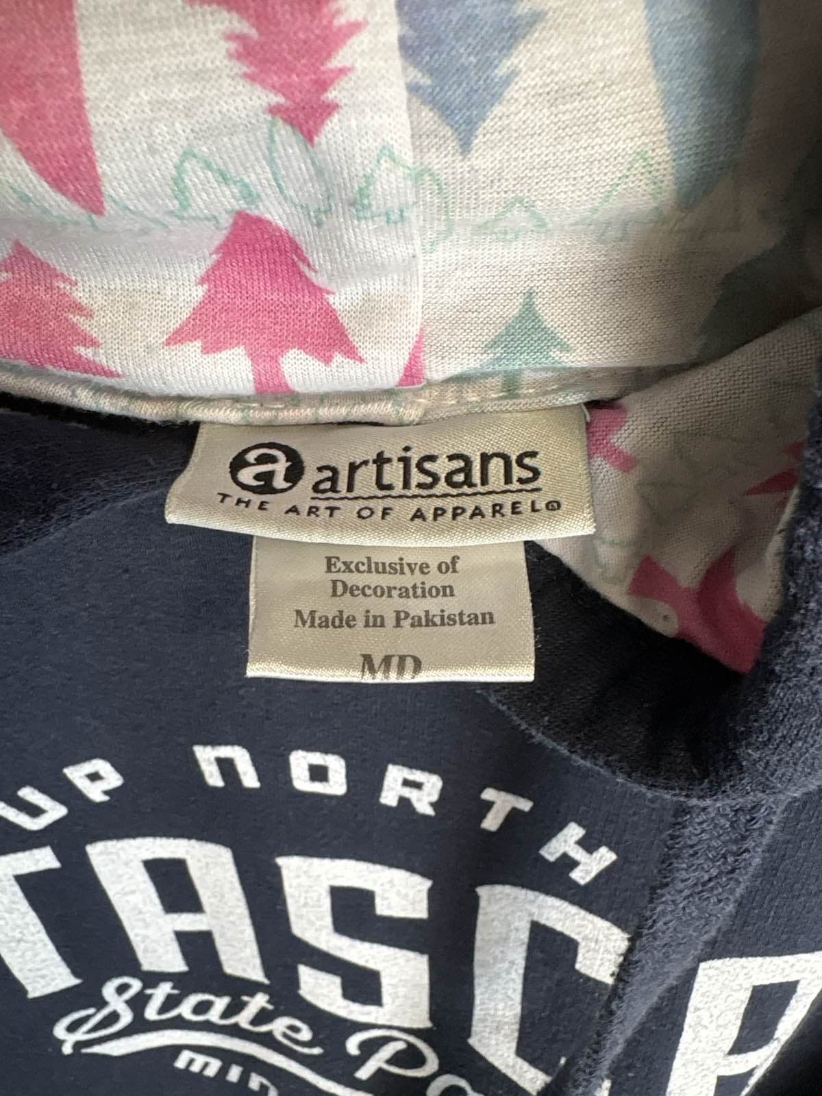 Itasca State Park Sweatshirt Up North MN Blue Size M - Thumbnail 3