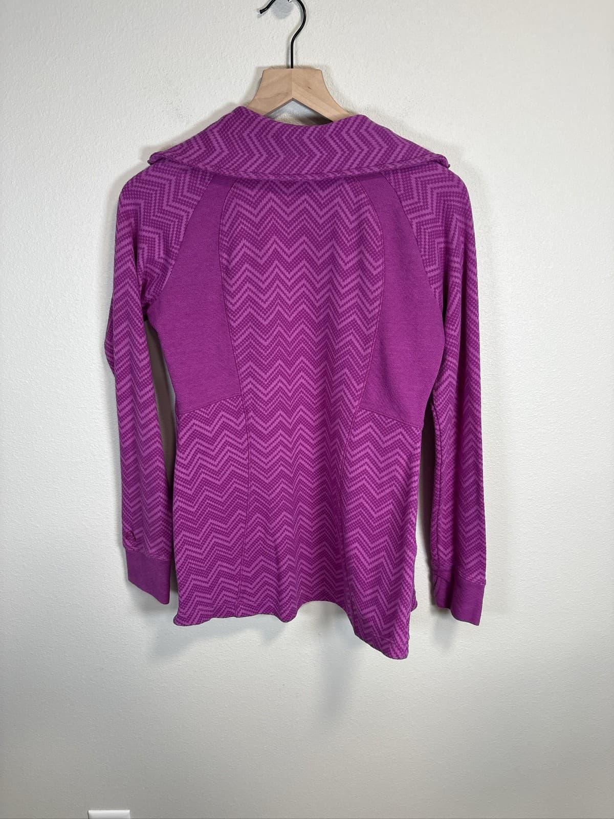 Avalanche Women's M Purple Full Zip Hoodie Jacket Pockets Thumbholes - Thumbnail 5