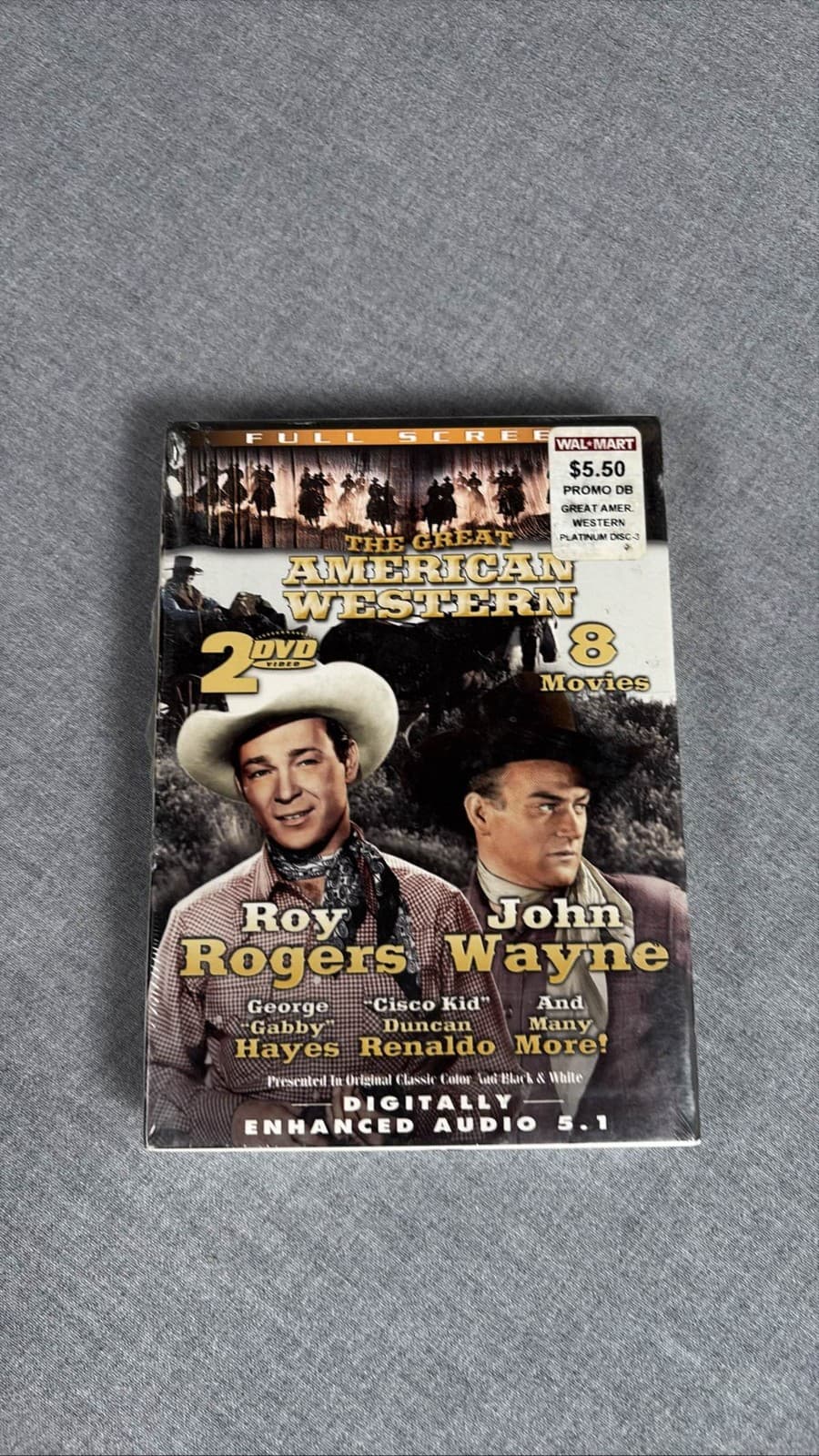 Americana Western 2 DVD Set 8 Films Roy Rogers John Wayne Full Screen
