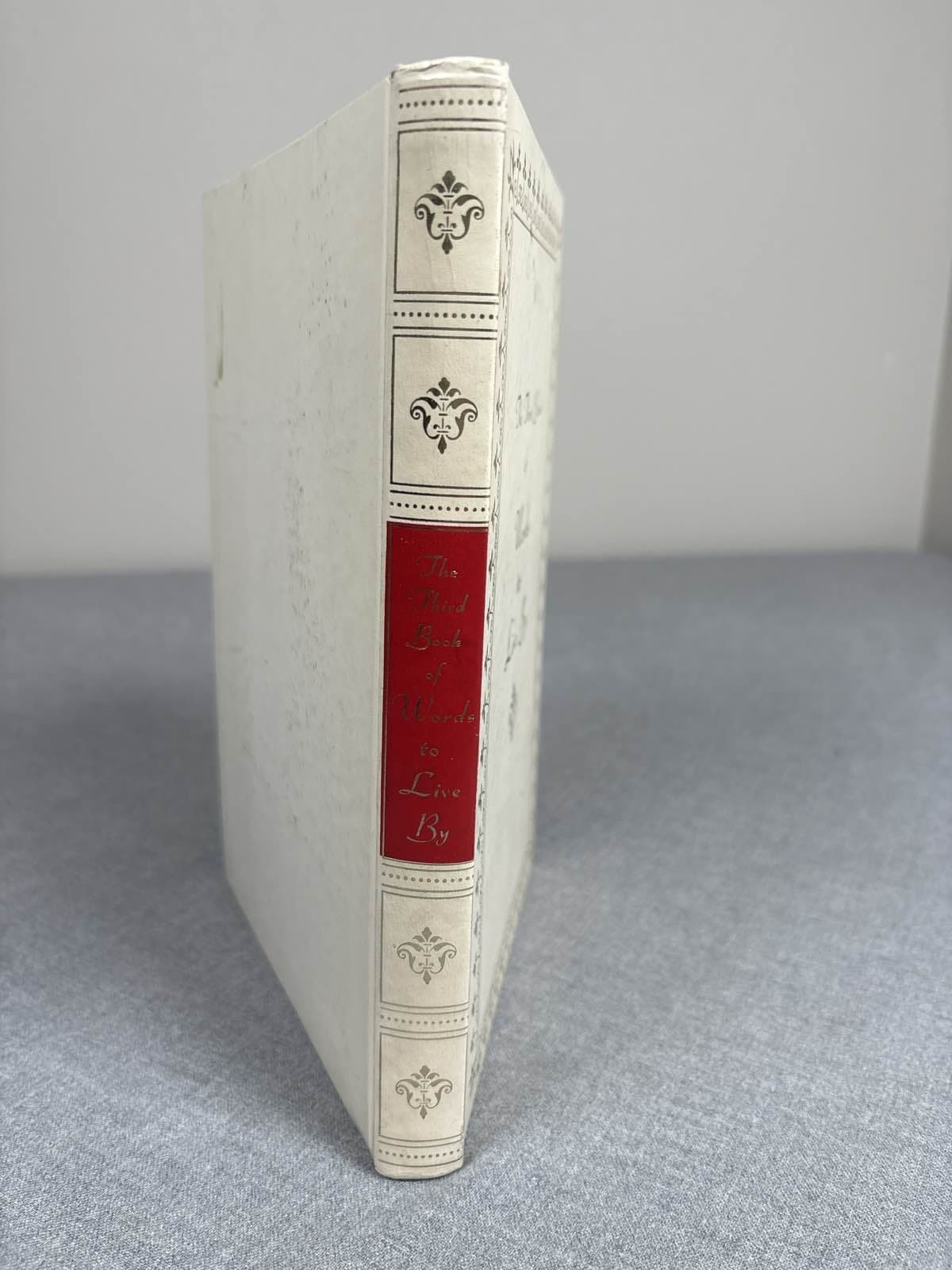 The Third Book of Words to Live By William Nichols 1962 Hardcover - Thumbnail 2