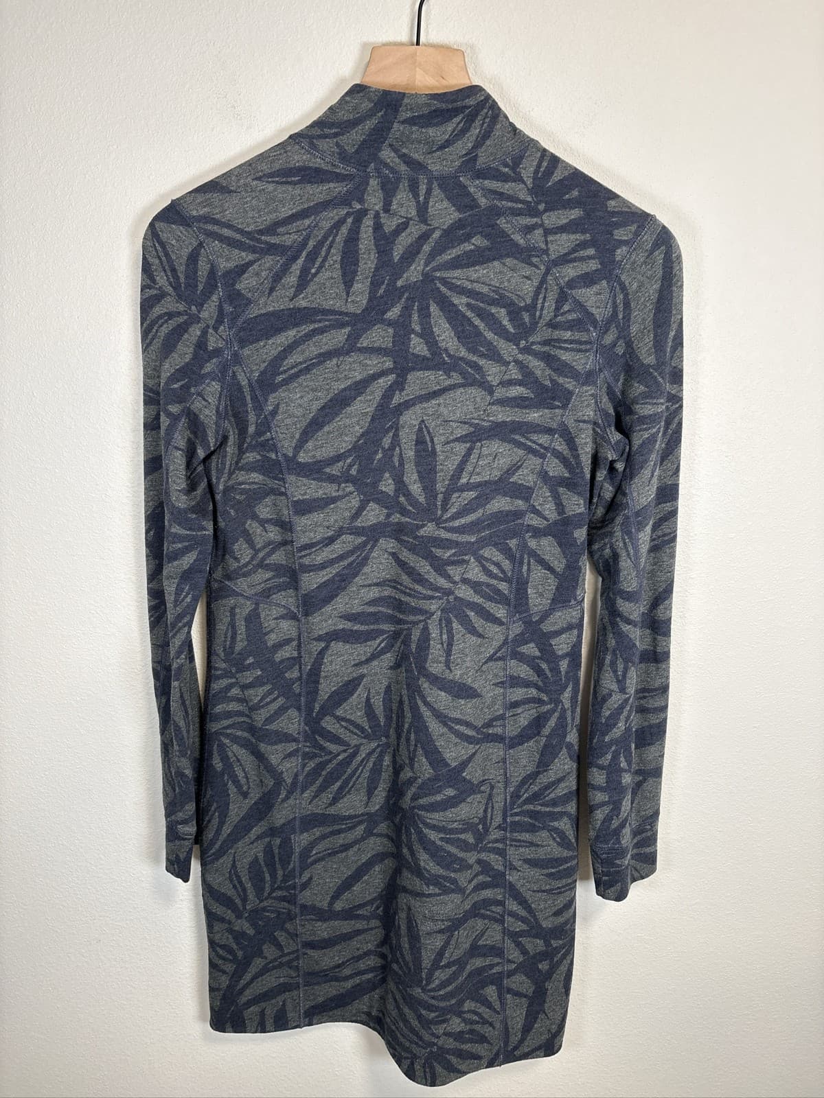 Tommy Bahama Womens Gray Blue Palm Leaf Tunic Dress XS - Thumbnail 3