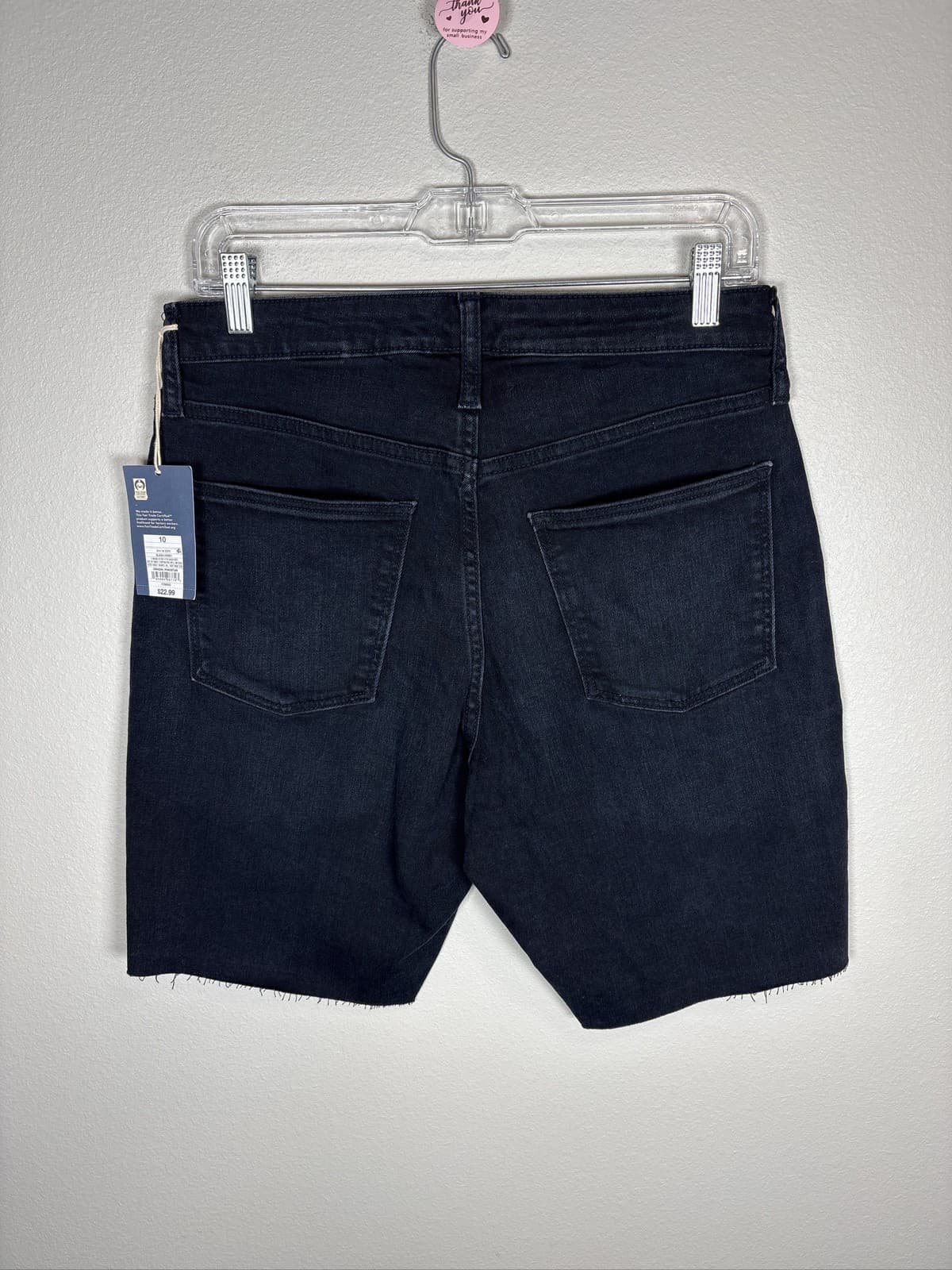 Universal Thread Womens High Rise Bermuda Shorts Black Size 10 30W - Thumbnail 5