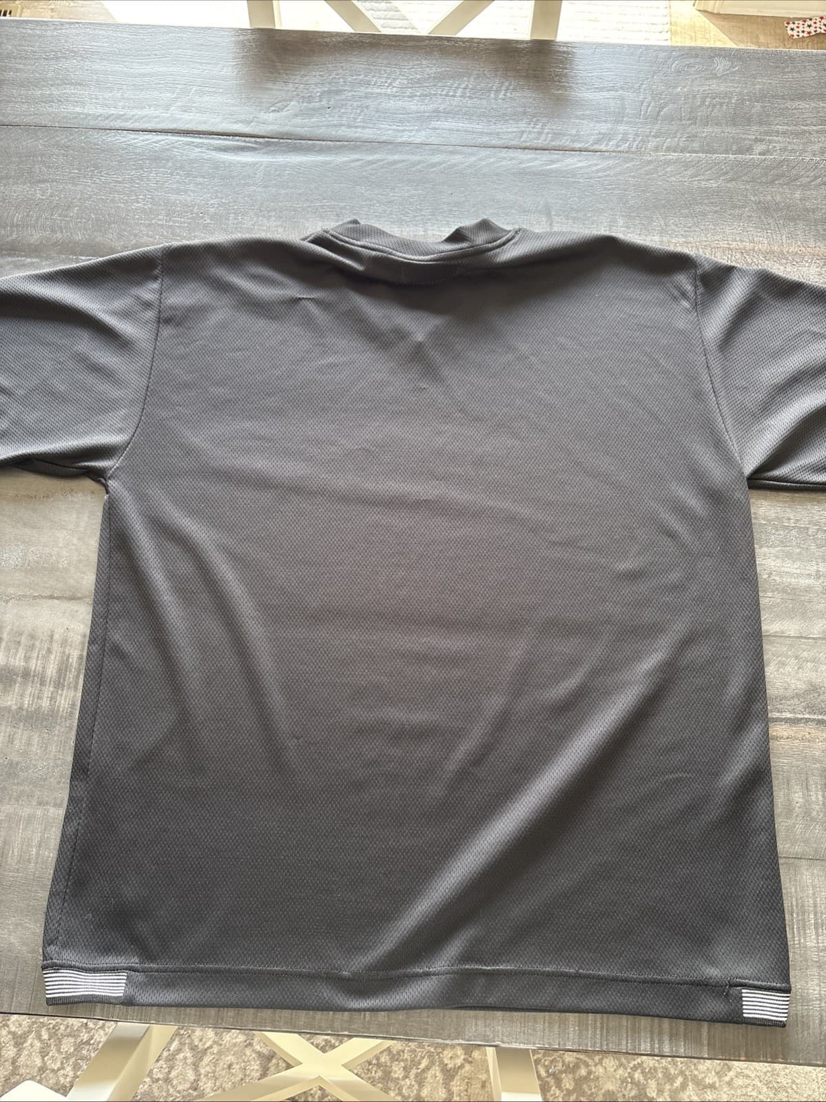 FILA Soccer Jersey Shirt Mens Large Black Center Logo V-Neck Sports Fútbol - Thumbnail 5