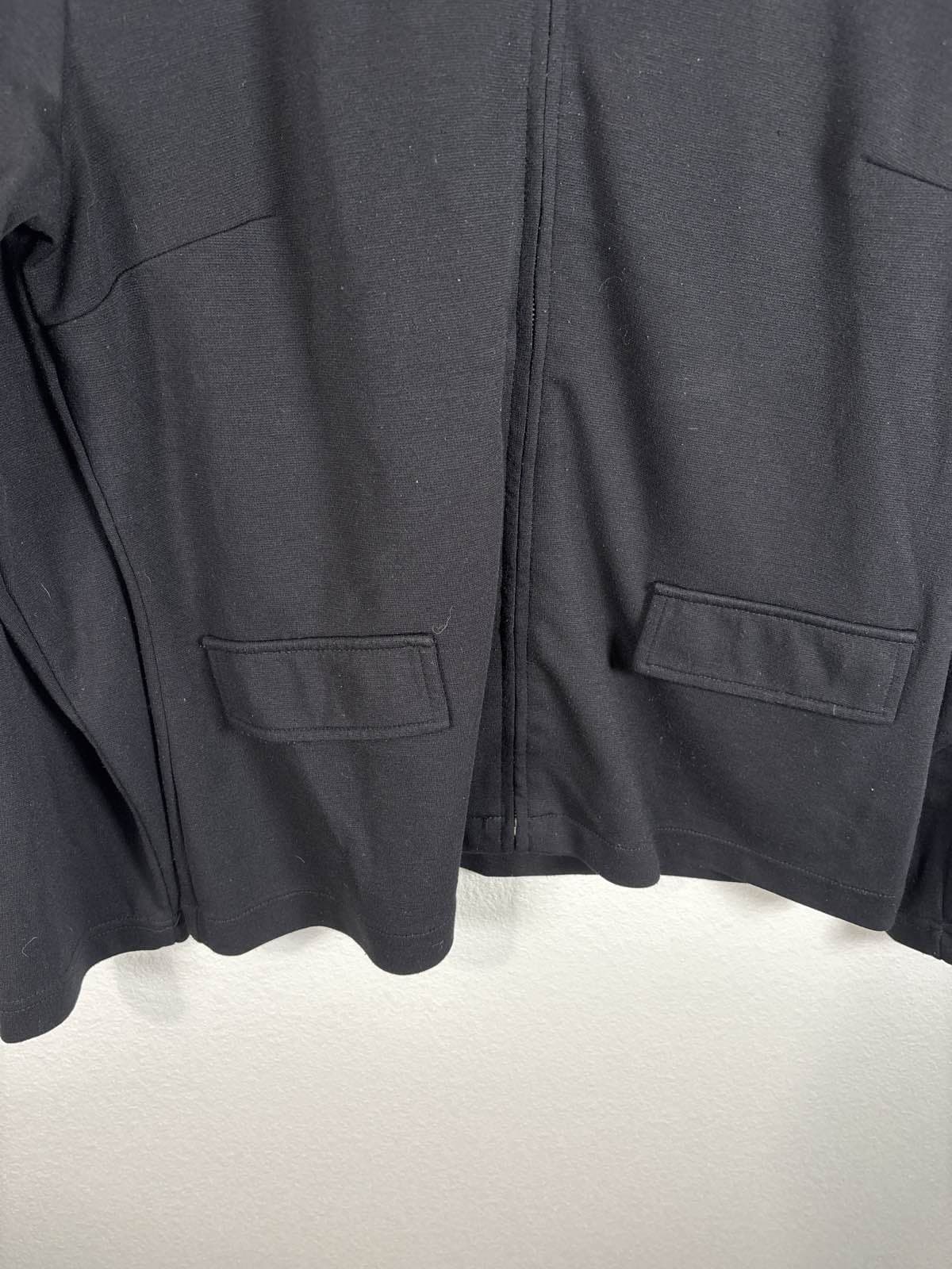 Style & Co Collection Black Zip Jacket S - Thumbnail 2
