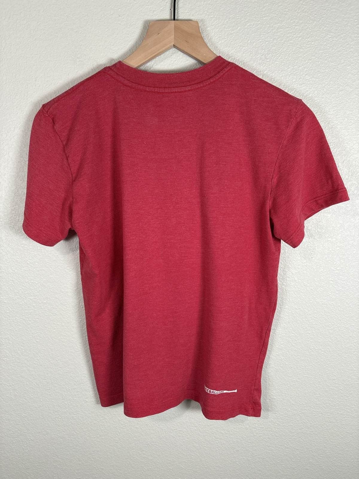 Baseballism America's Rub Dirt Graphic Tee YM Red - Thumbnail 3