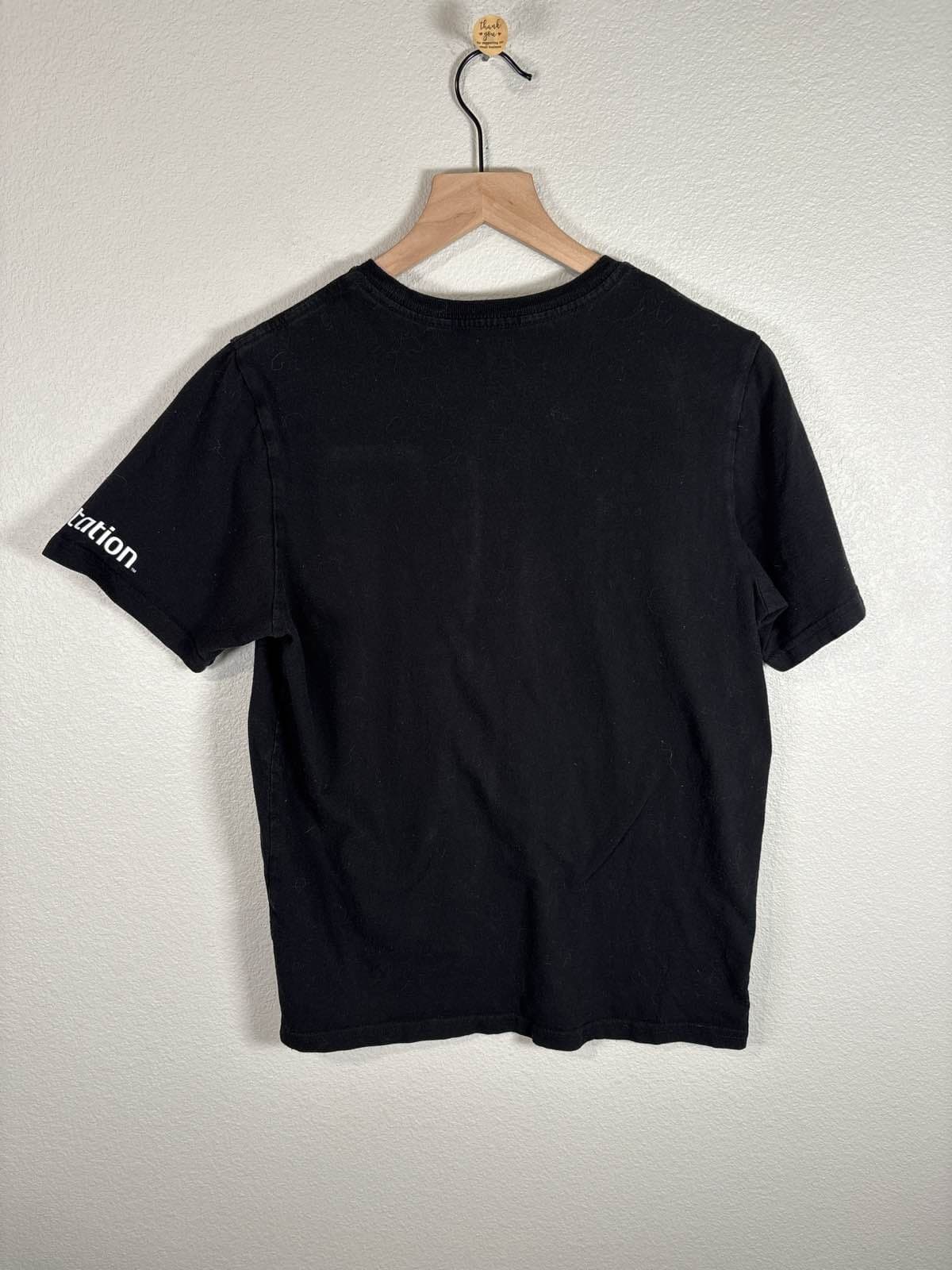 PlayStation Logo Black T-Shirt Youth XXL 18 Graphic Tee Cotton - Thumbnail 3