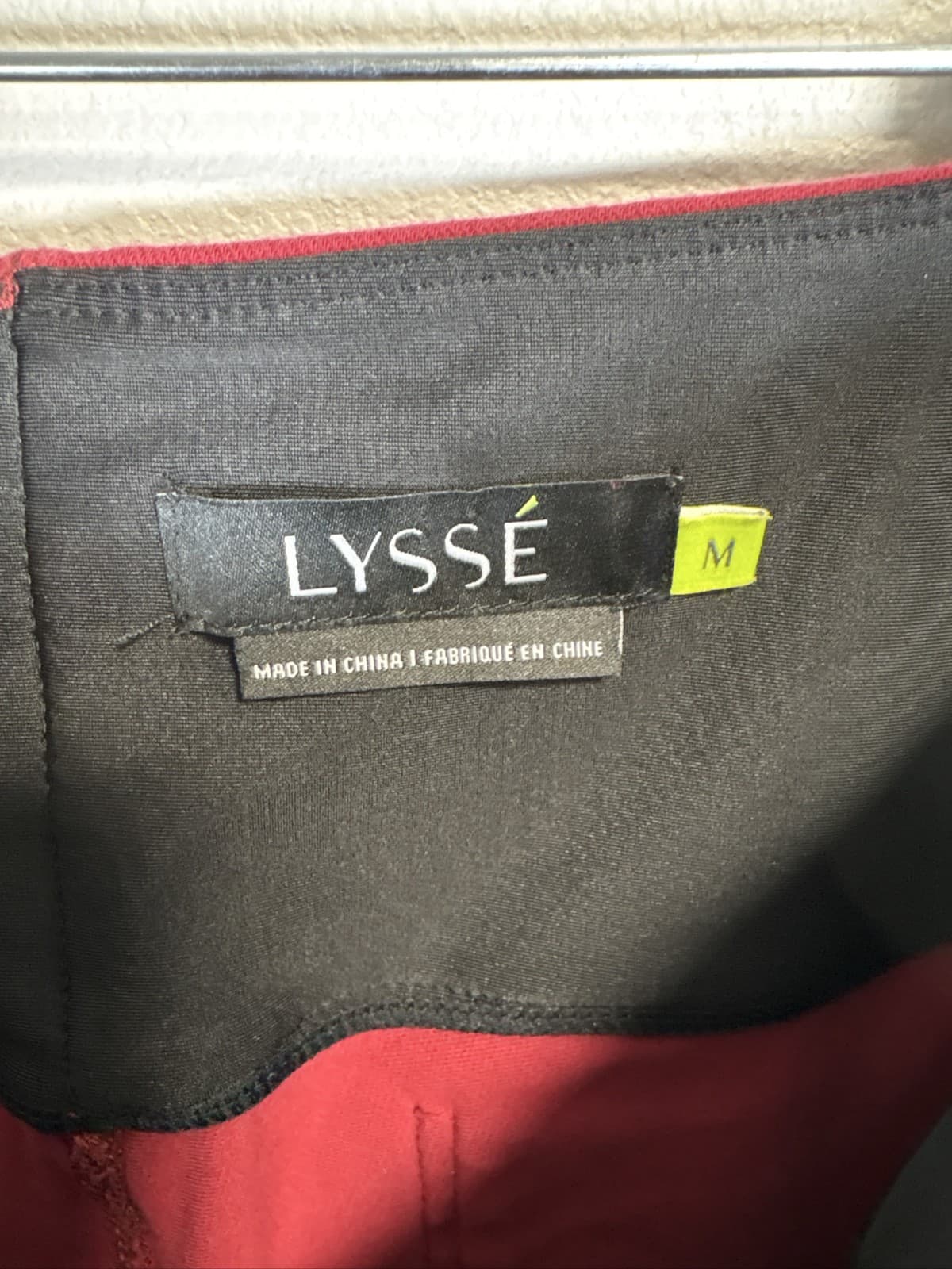 Lysse Women's Red Pull On Stretch Leggings Shaping Skinny Trousers - Thumbnail 3